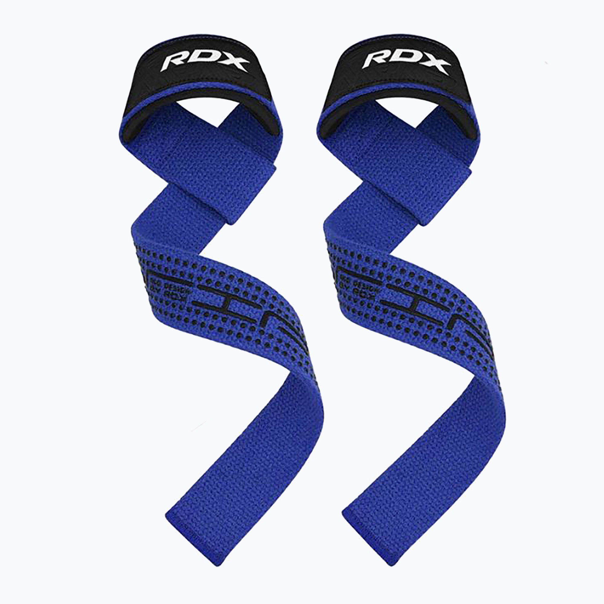 Curele pentru ridicat greutăți RDX S4 Weightlifting Wrist Straps blue (S4 Weightlifting Wrist Straps WAC-S4U+)