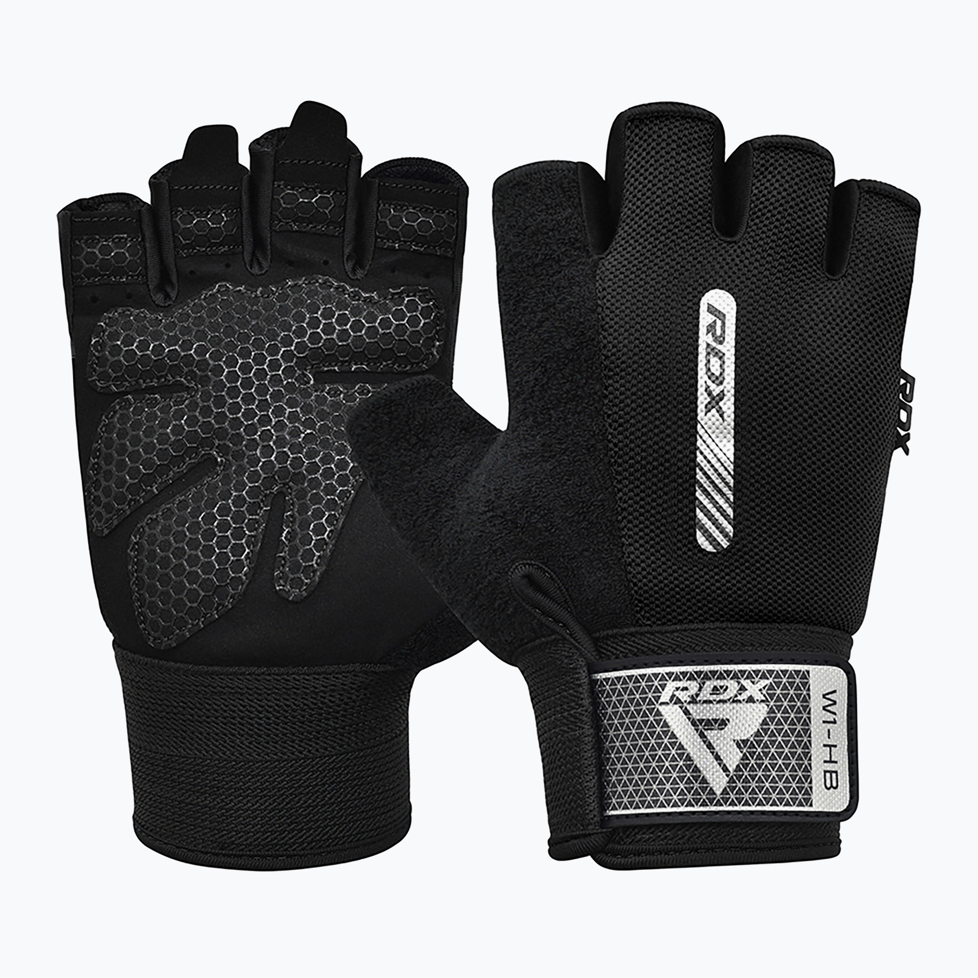 Mănuși de antrenament RDX Gym Workout W1 black (Gym Workout W1 WGA-W1HB-L)