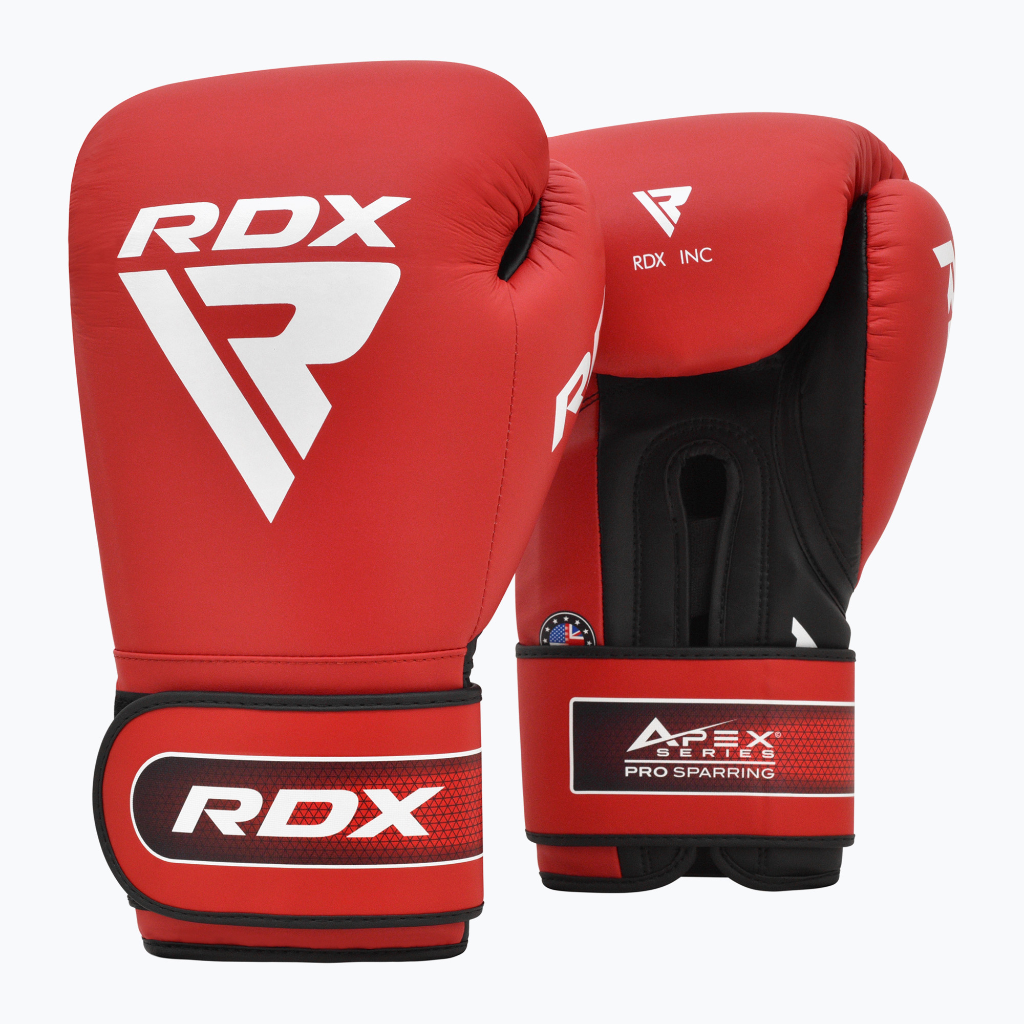 Mănuși de box RDX Apex Sparring Training Boxing Hook & Loop red (Apex Sparring Training Boxing Hook & Loop BGM-PSA5R)