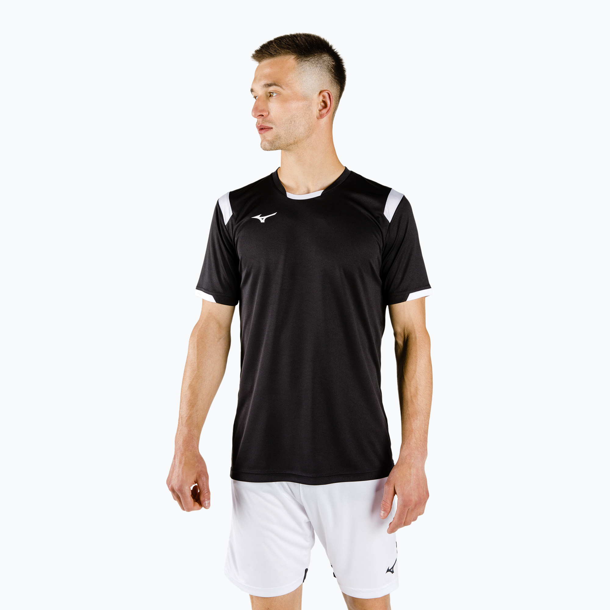 Mizuno Premium Handball SS tricou de antrenament pentru bărbați negru X2FA9A0209