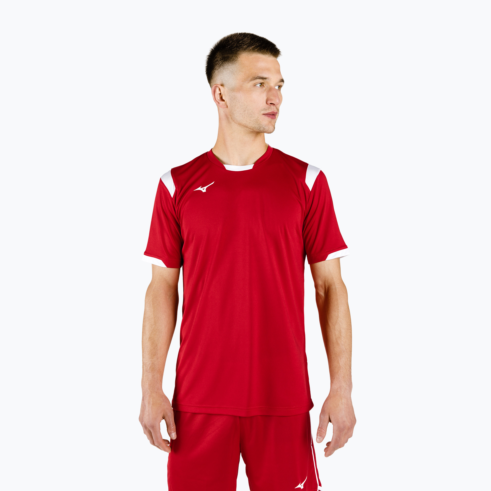 Mizuno Premium Handball SS tricou de antrenament pentru bărbați roșu X2FA9A0262