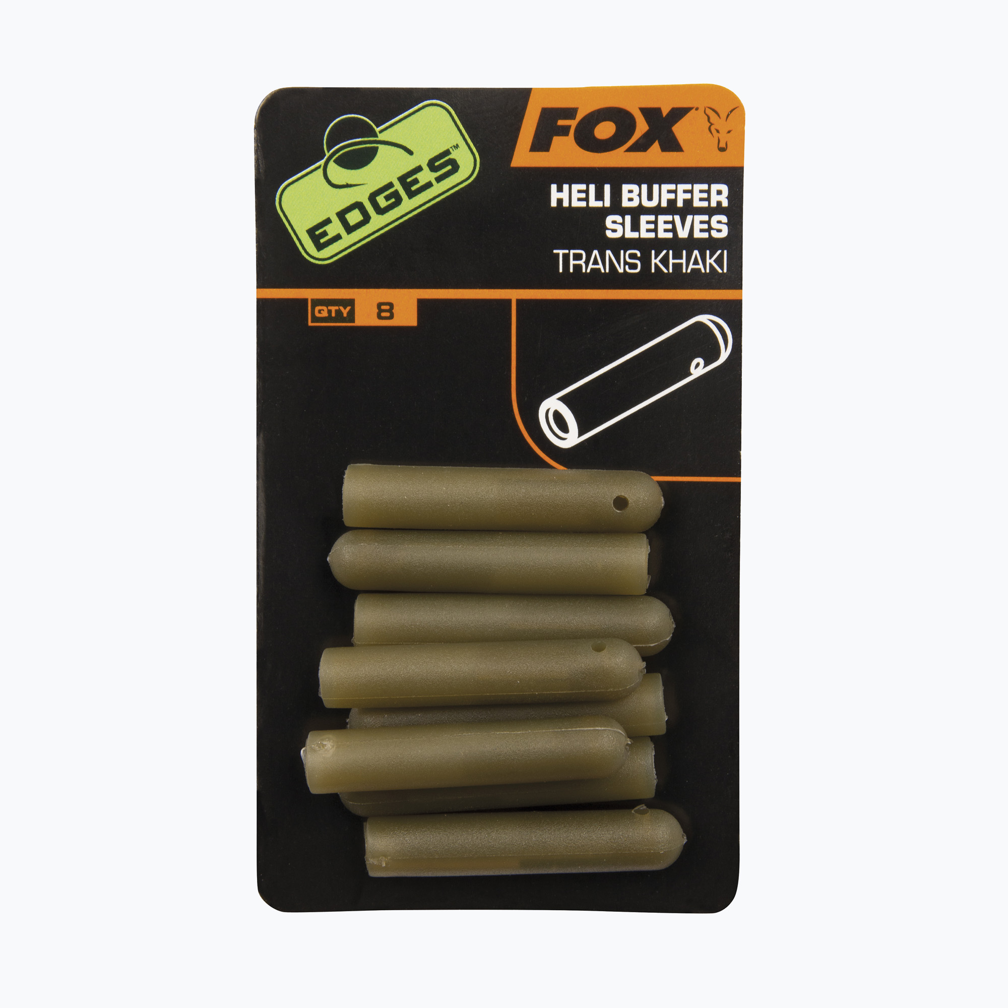 FOX Edges Heli Buffer Sleeves 8 buc. kit elicopter elastice. Trans kaki CAC584 (Edges Heli Buffer Sleeves CAC584)