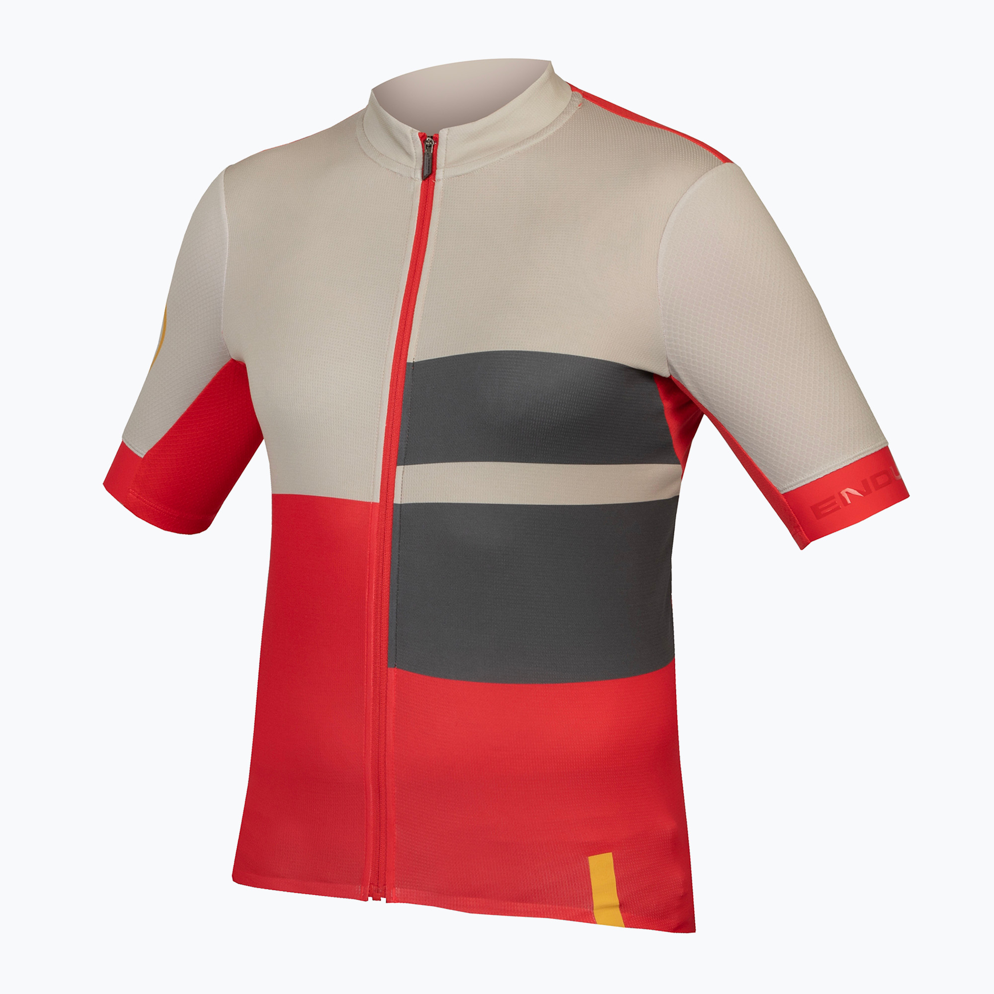 Tricou de ciclism pentru bărbați Endura FS260 Print S/S pomegranate (FS260 Print S/S E3236PO)