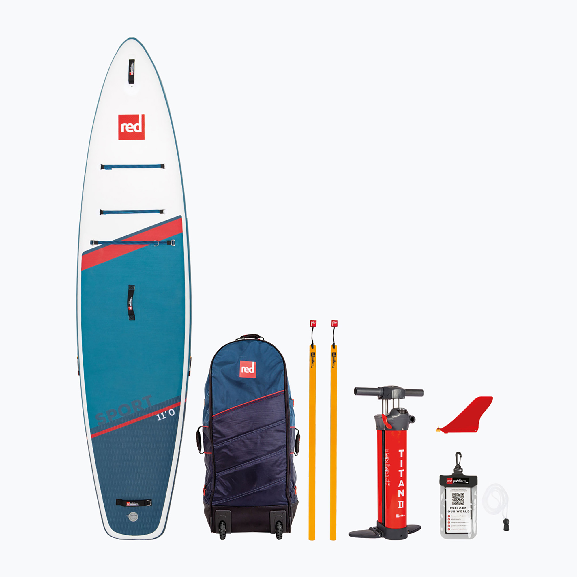 Placă SUP Red Paddle Co Sport 2024 11'0" albastru (Sport 2024 11'0" 17617)