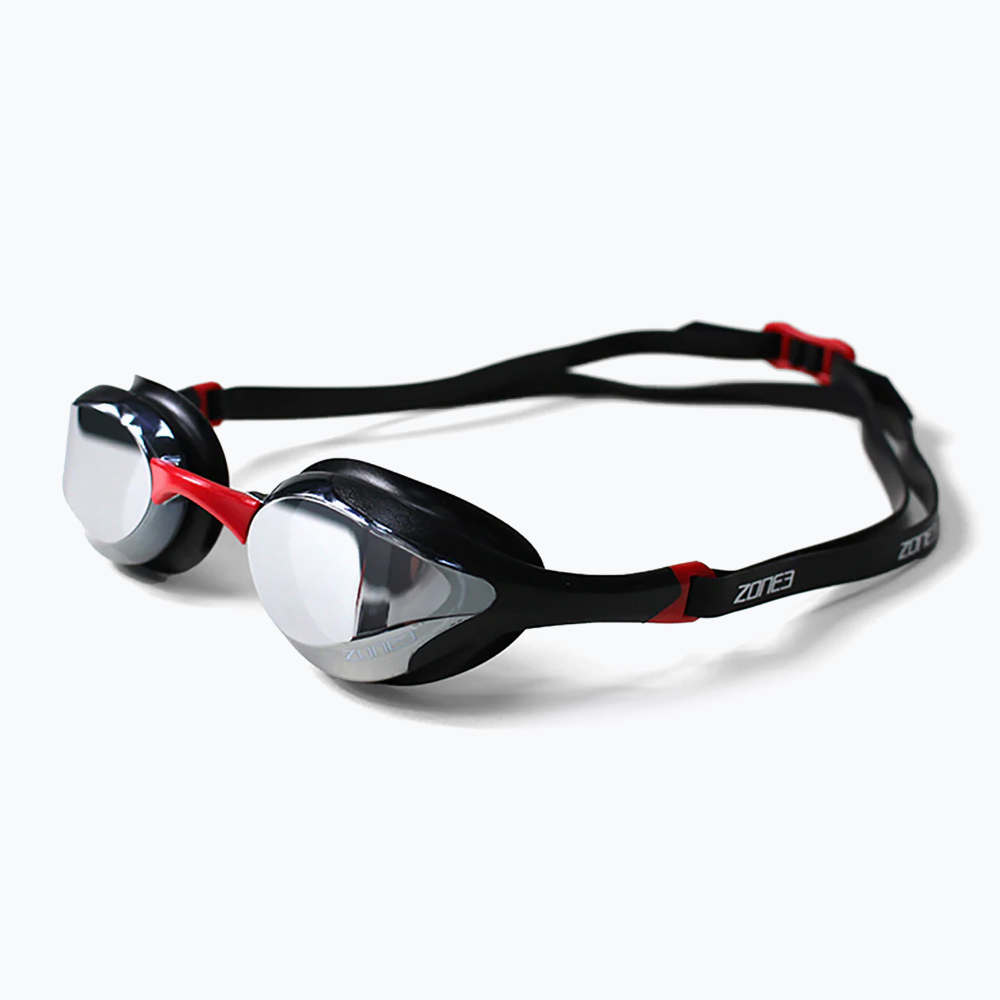 Ochelari de înot ZONE3 Volare Streamline Racing negru/roșu