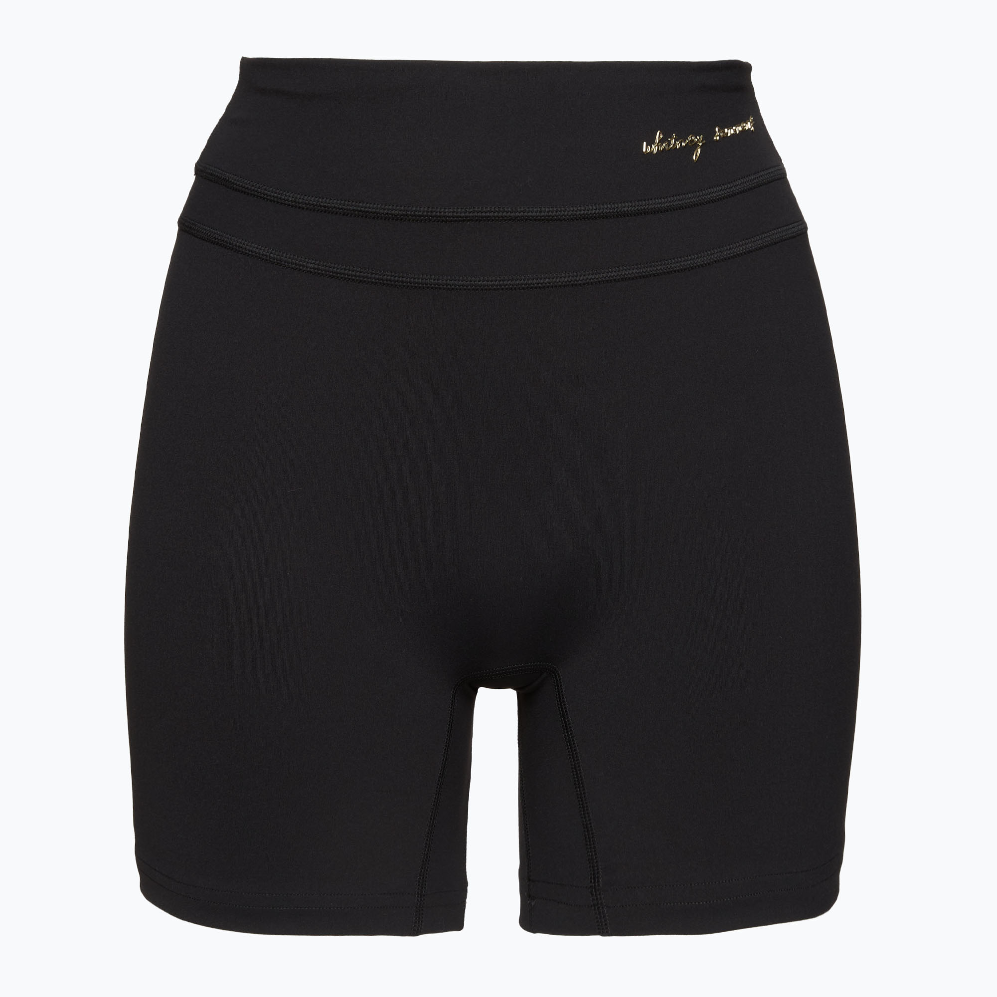 Pantaloni scurți de antrenament pentru femei  Gymshark Whitney High Rise black (Whitney High Rise GLSH4688-BK)