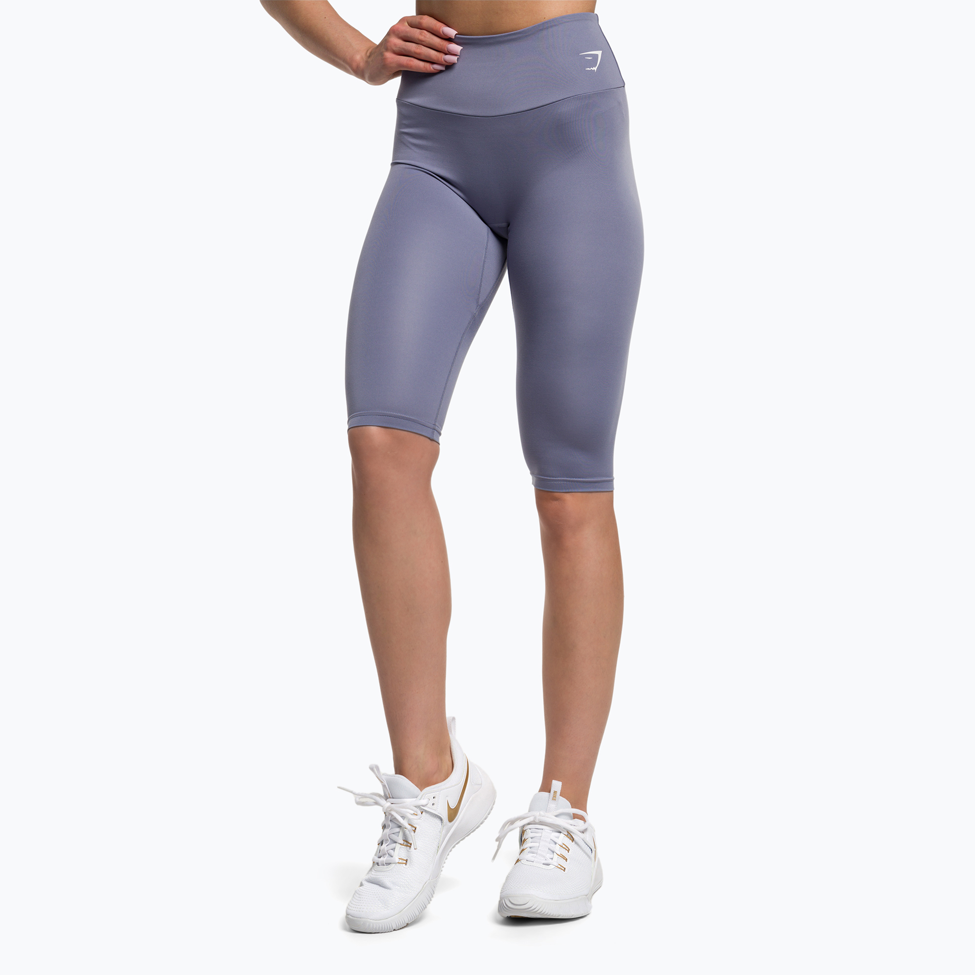 Gymshark Training pentru femei Gymshark Training Cropped leggings mov (Training Cropped GLLG5615-GB)
