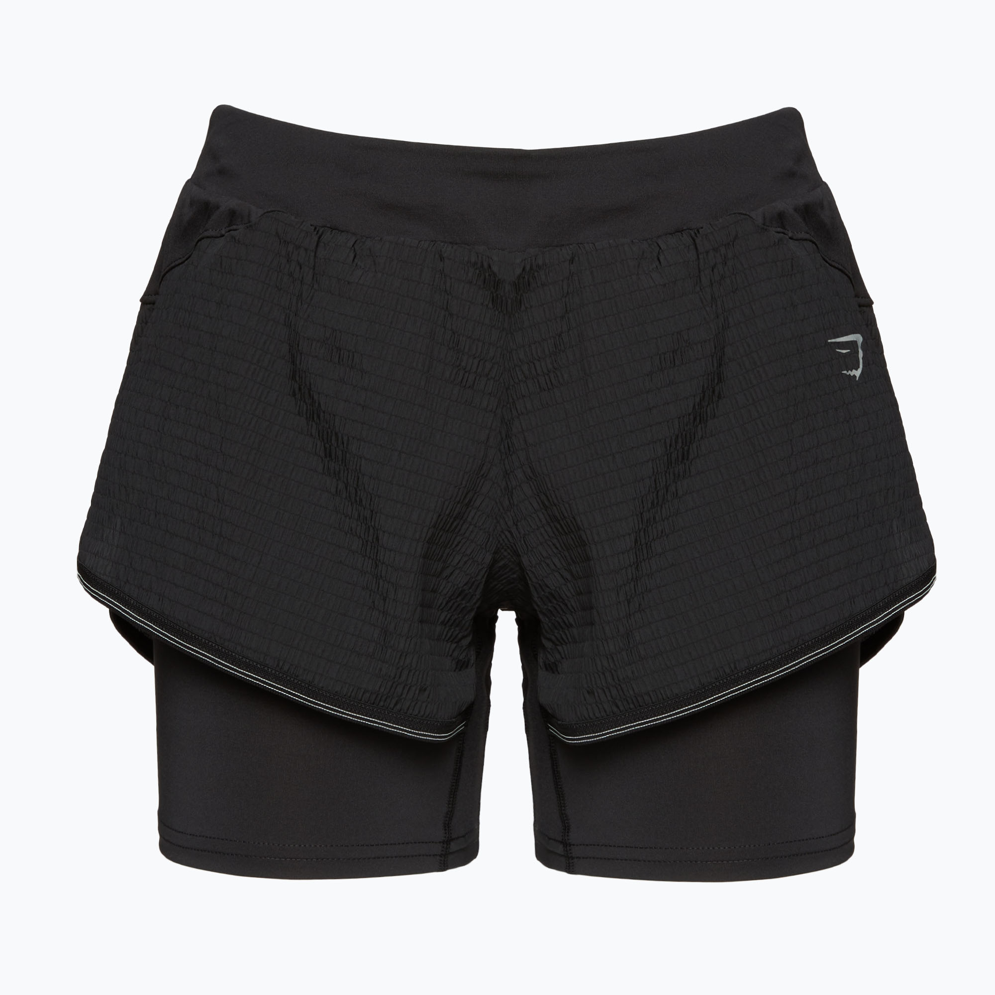 Pantaloni scurți de antrenament pentru femei  Gymshark Speed black (Speed B2A5H-BBBB-BZ1)