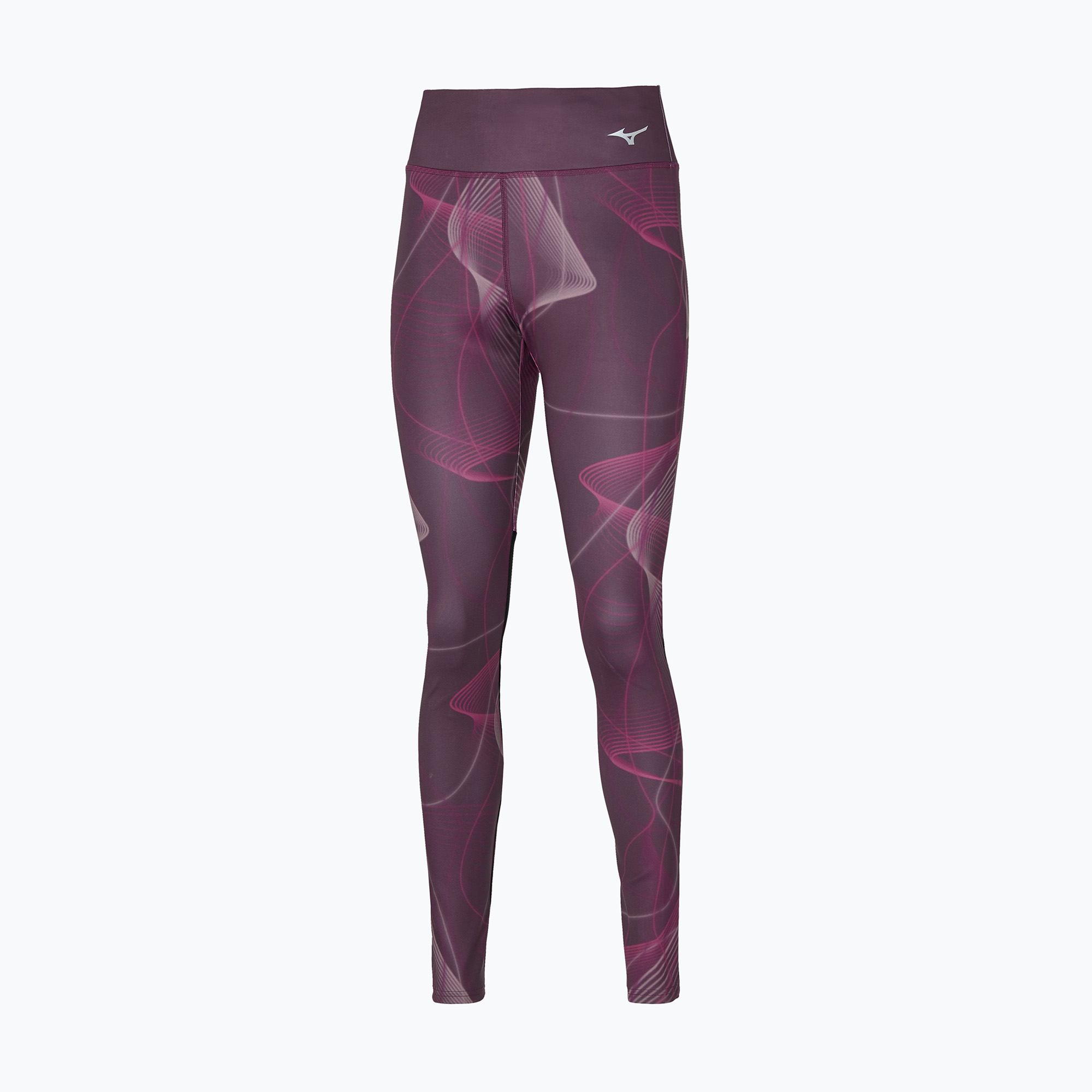 Colanți de alergat pentru femei Mizuno Printed grape wine (Printed J2GB270381)