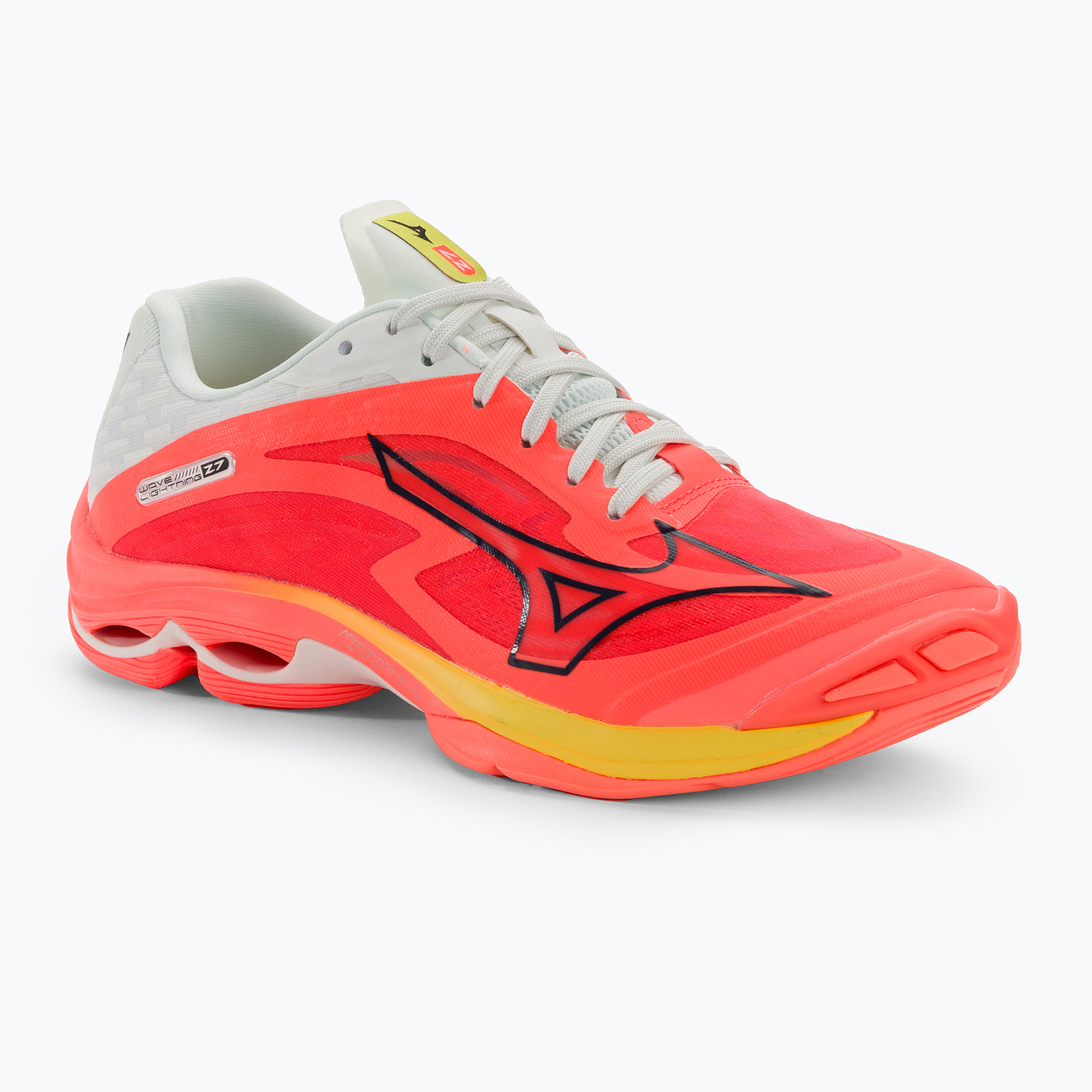Pantofi de volei pentru bărbați Mizuno Wave Lightning Z7 neon flame / negru / bolt2 neon