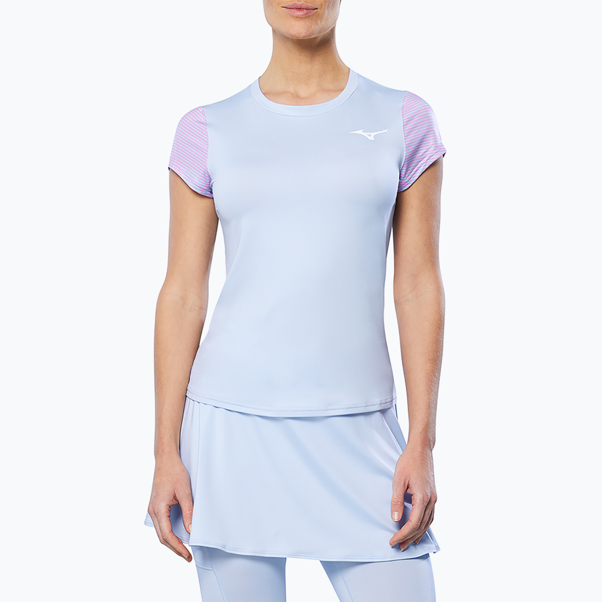 Tricou de tenis pentru femei Mizuno Charge Printed Tee halogen blue
