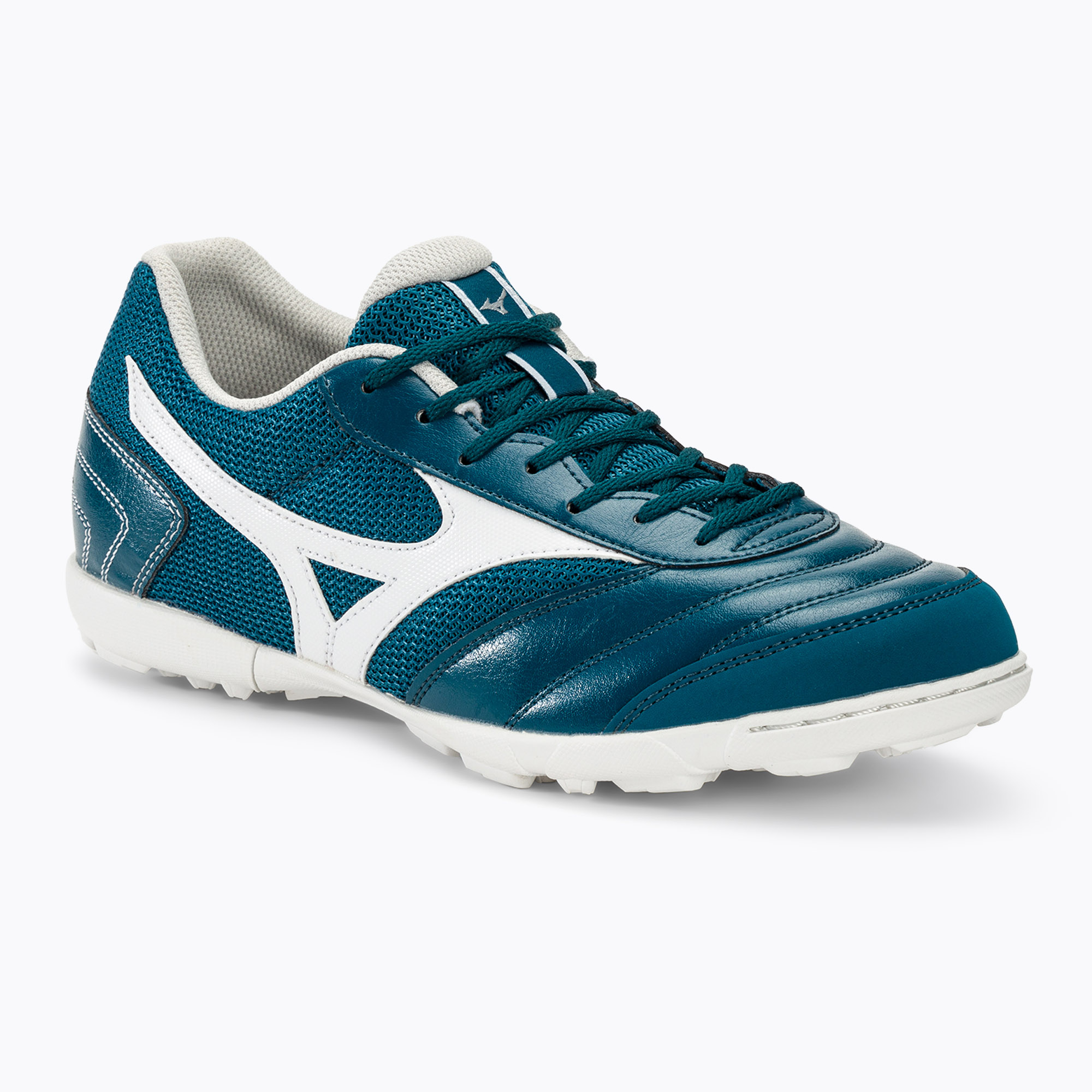 Încălțîminte de fotbal pentru bărbați Mizuno MRL Sala Club TF sailor blue/white (MRL Sala Club TF Q1GB240390)