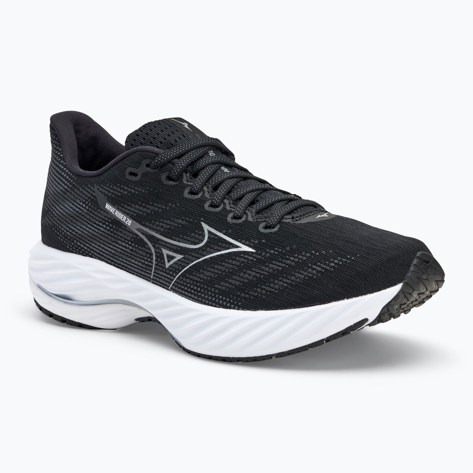 Încălțăminte de alergare pentru bărbați Mizuno Wave Rider 28 black/silver/ebony (Wave Rider 28 J1GC240302)