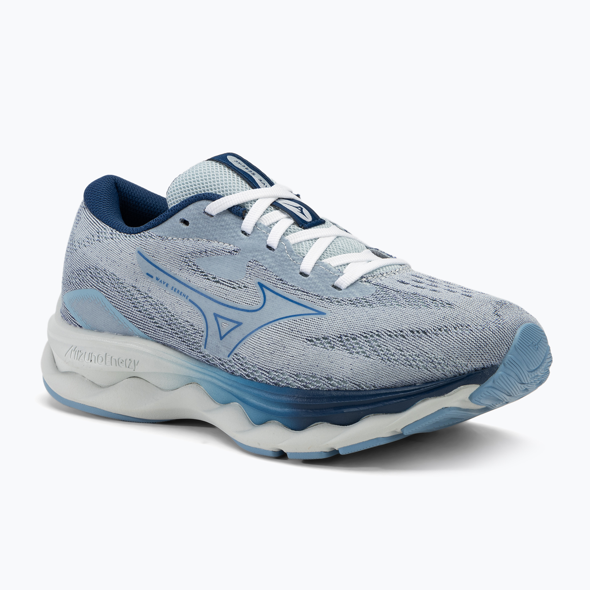 Încălțăminte de alergare pentru femei Mizuno Wave Serene plein air/mugen blue/estate blue (Wave Serene J1GD245921)