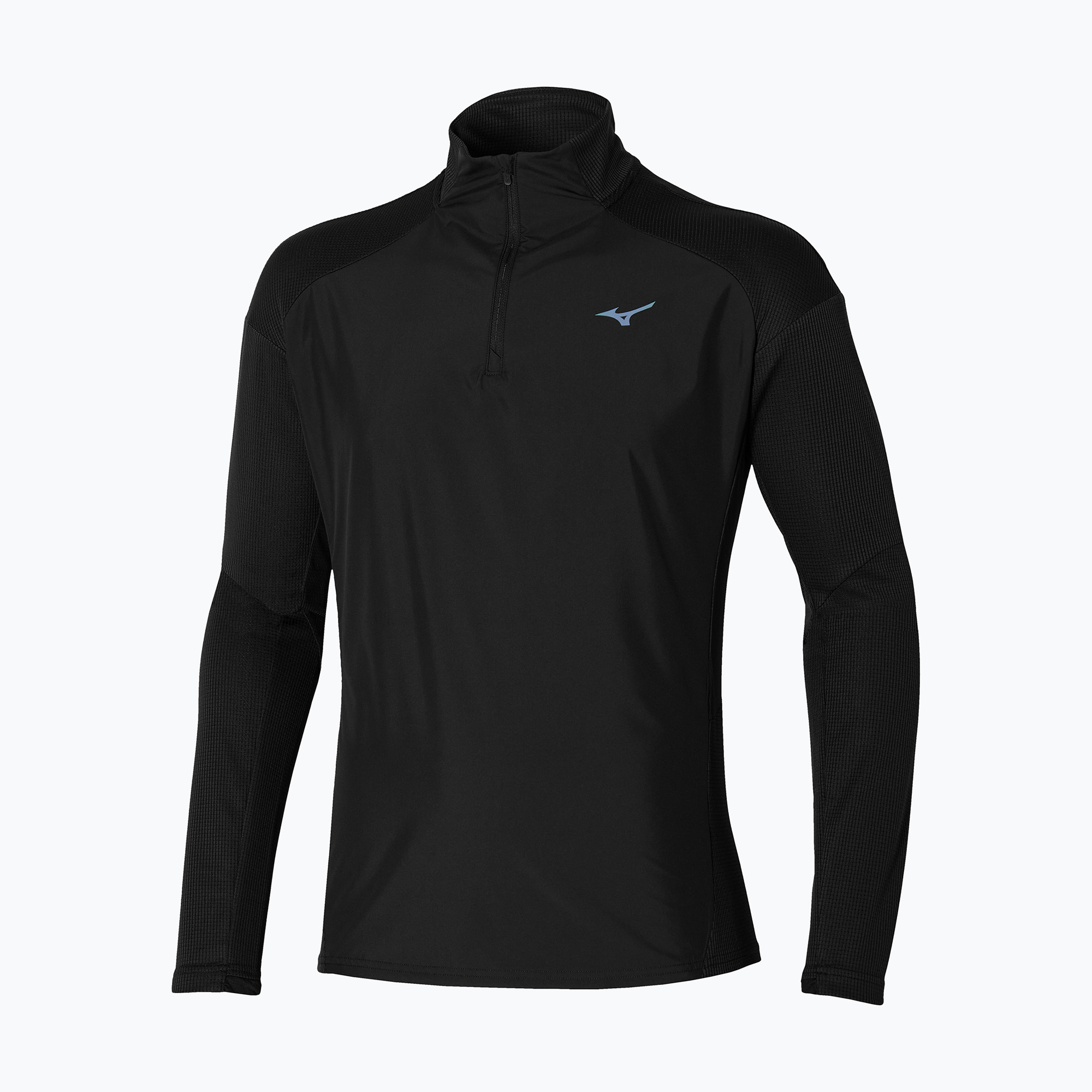 Longsleeve de alergare pentru bărbați Mizuno Hybrid LS Tee black (Hybrid J2GAB50609)