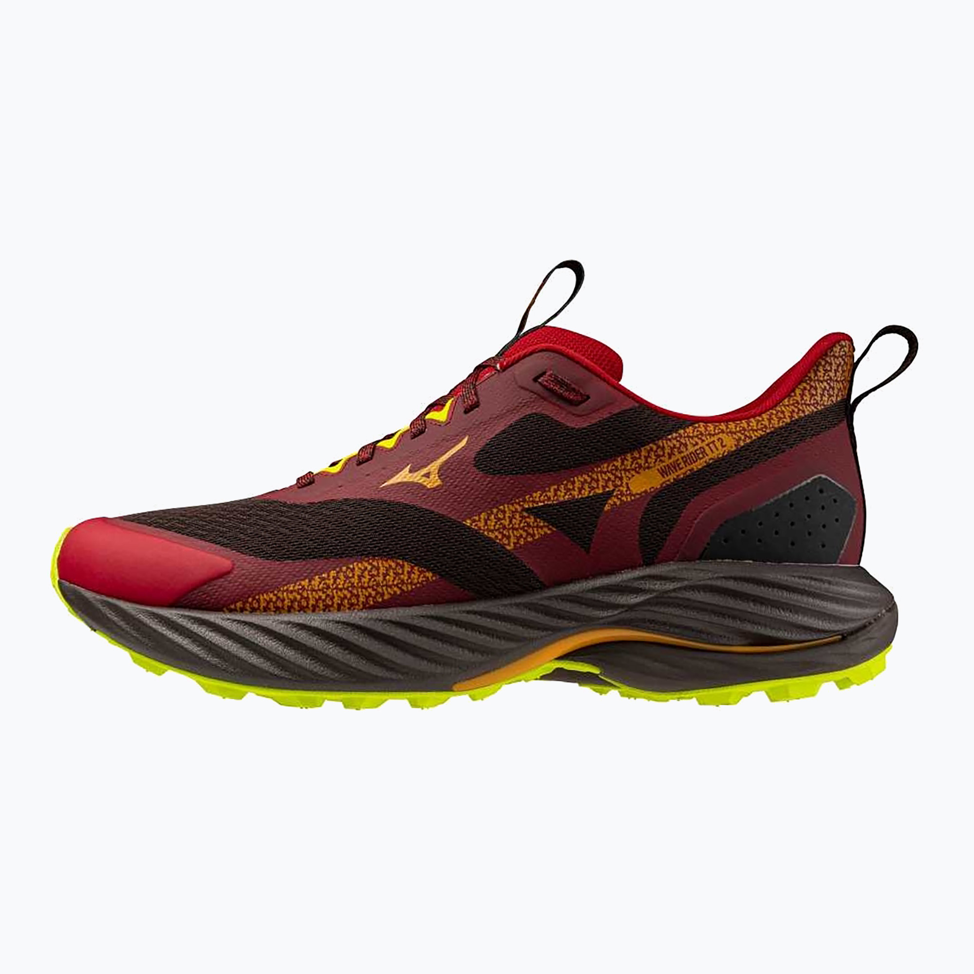 Încălțăminte de alergare pentru bărbați Mizuno Wave Rider TT 2 molé/rythmic red/evening primrose (Wave Rider TT 2 J1GC243252)