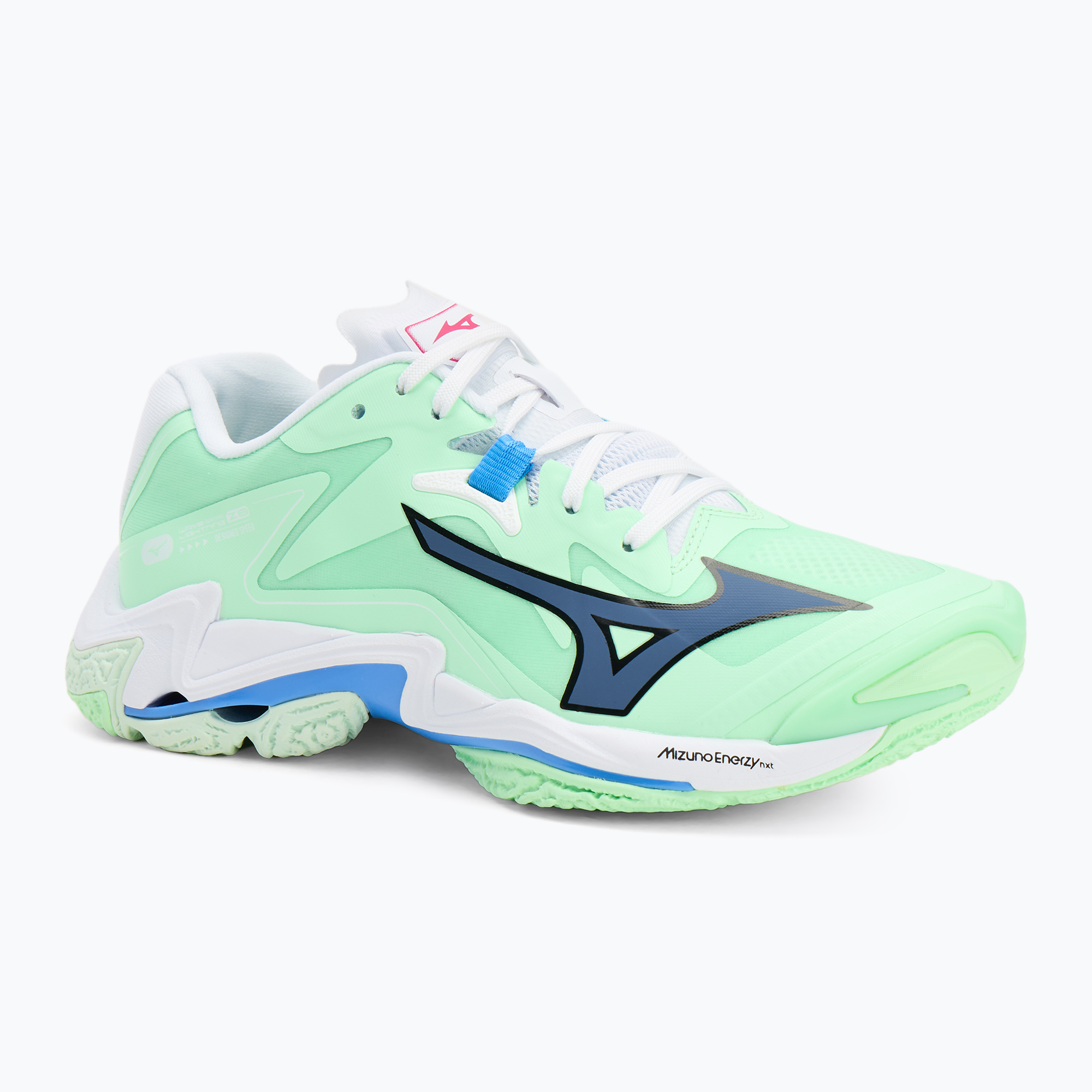 Încălțăminte de volei Mizuno Wave Lightning Z8 neo mint/black/frontier blue (Wave Lightning Z8 V1GA240086)