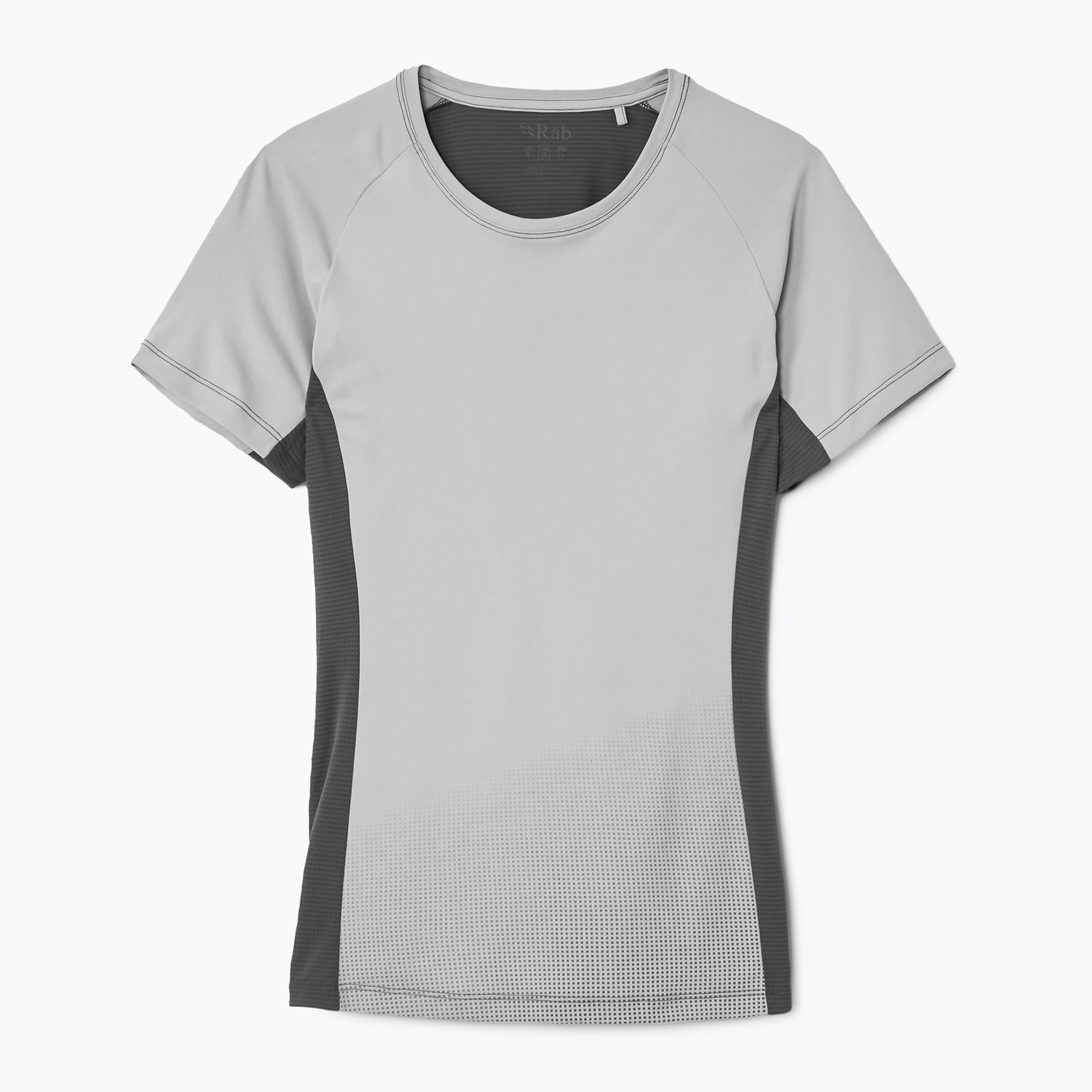 Tricou pentru femei Rab Trail Tee dark pewtwer/graphene (Trail Tee QBL-80-DPG)