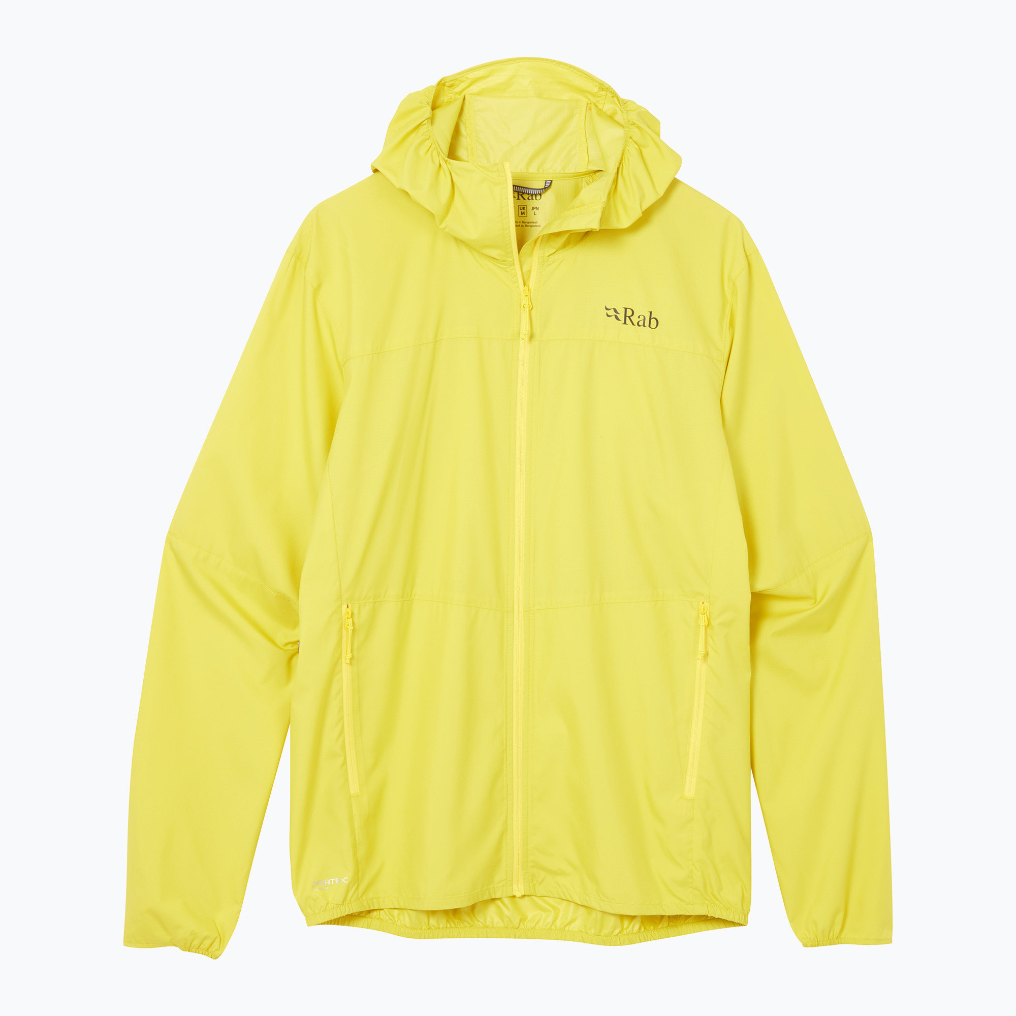 Geacă de vânt pentru bărbați  Rab Windgather Hoody pollen (Windgather Hoody QWS-84-POL)