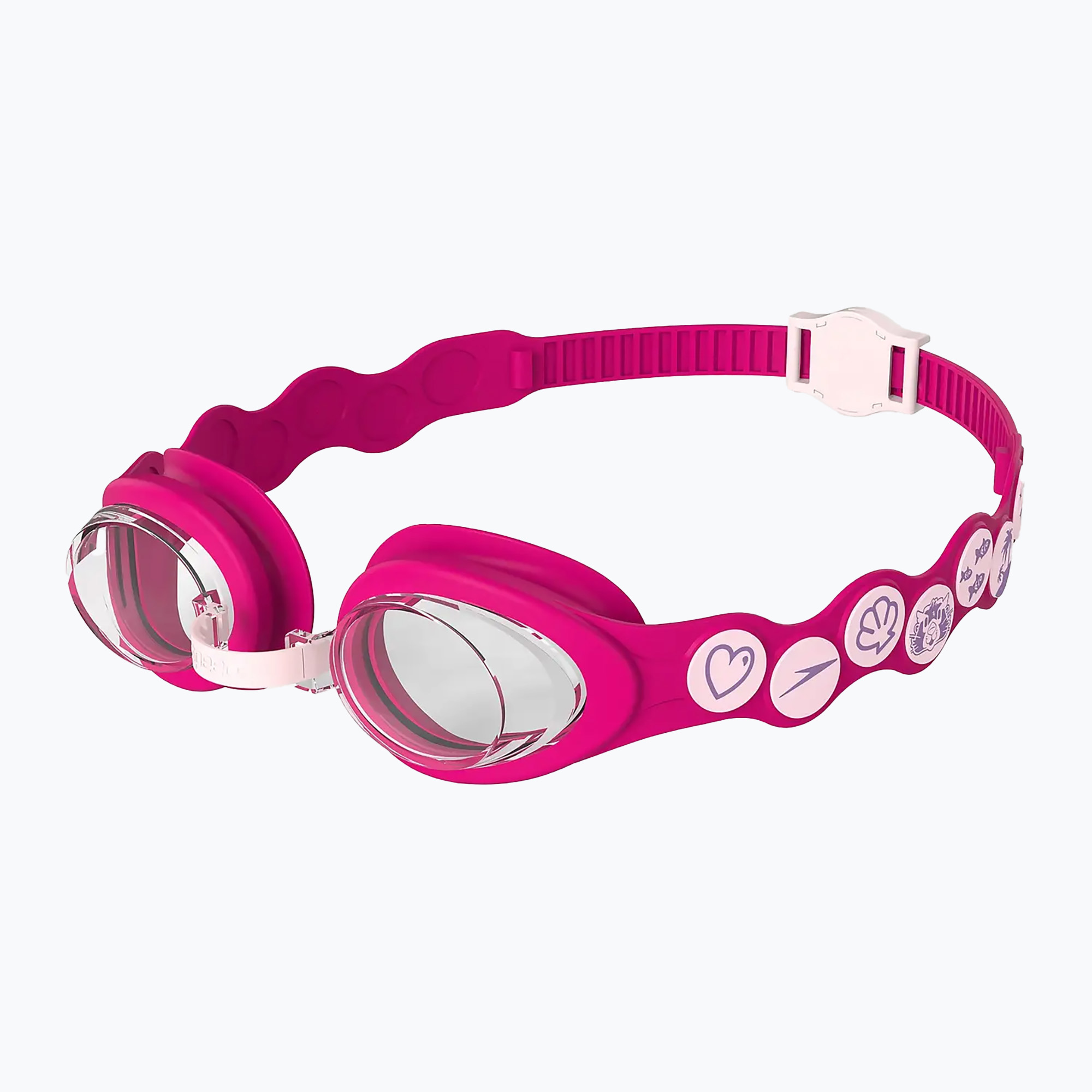 Ochelari de înot pentru copii Speedo Infant Spot blossom/electric pink/clear (Spot 8-0838214642)