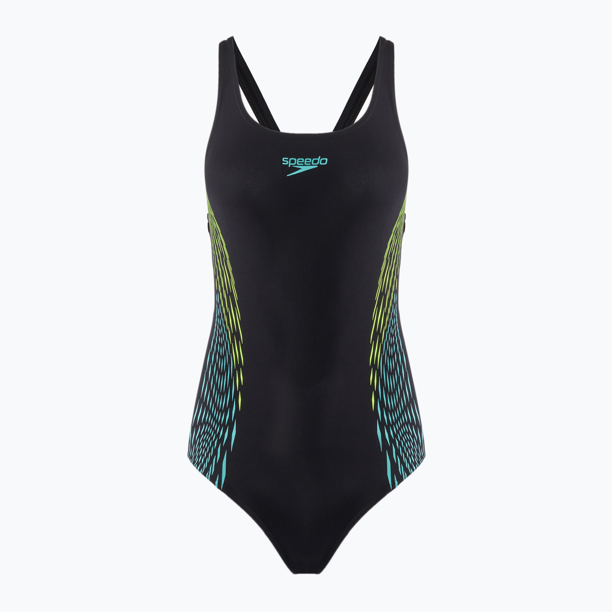 Costum de înot dintr-o piesă Speedo Placement Muscleback hyper yellow