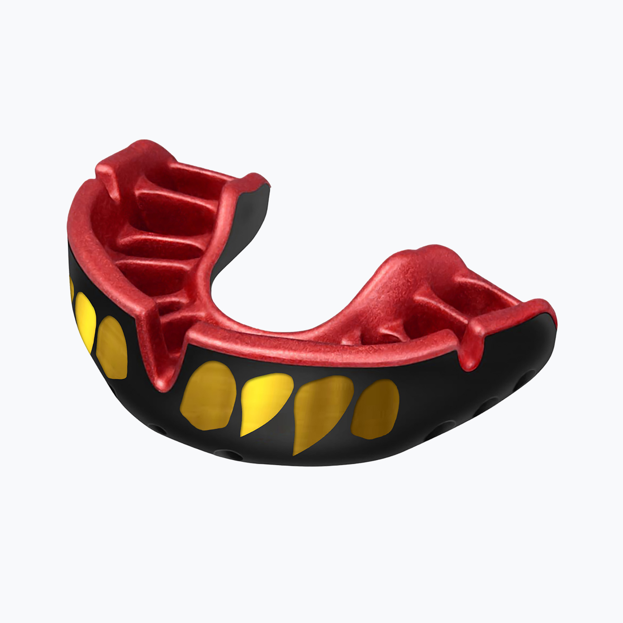 Protector de maxilar Opro Gold GEN5 negru/roșu/galben