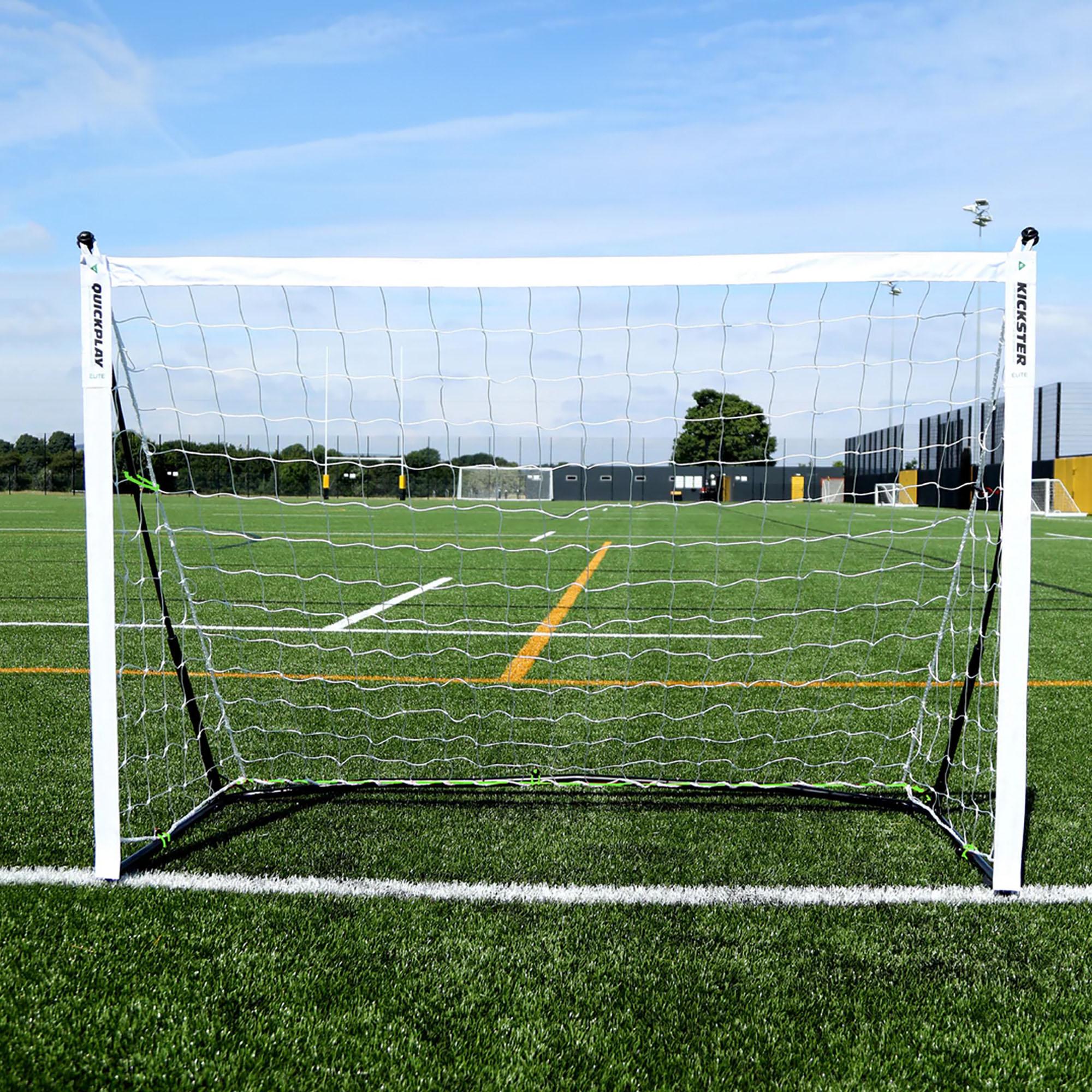 Poartă de fotbal QuickPlay Kickster Elite 240 x 150 cm black/white (Kickster Elite KE8X5BLK)