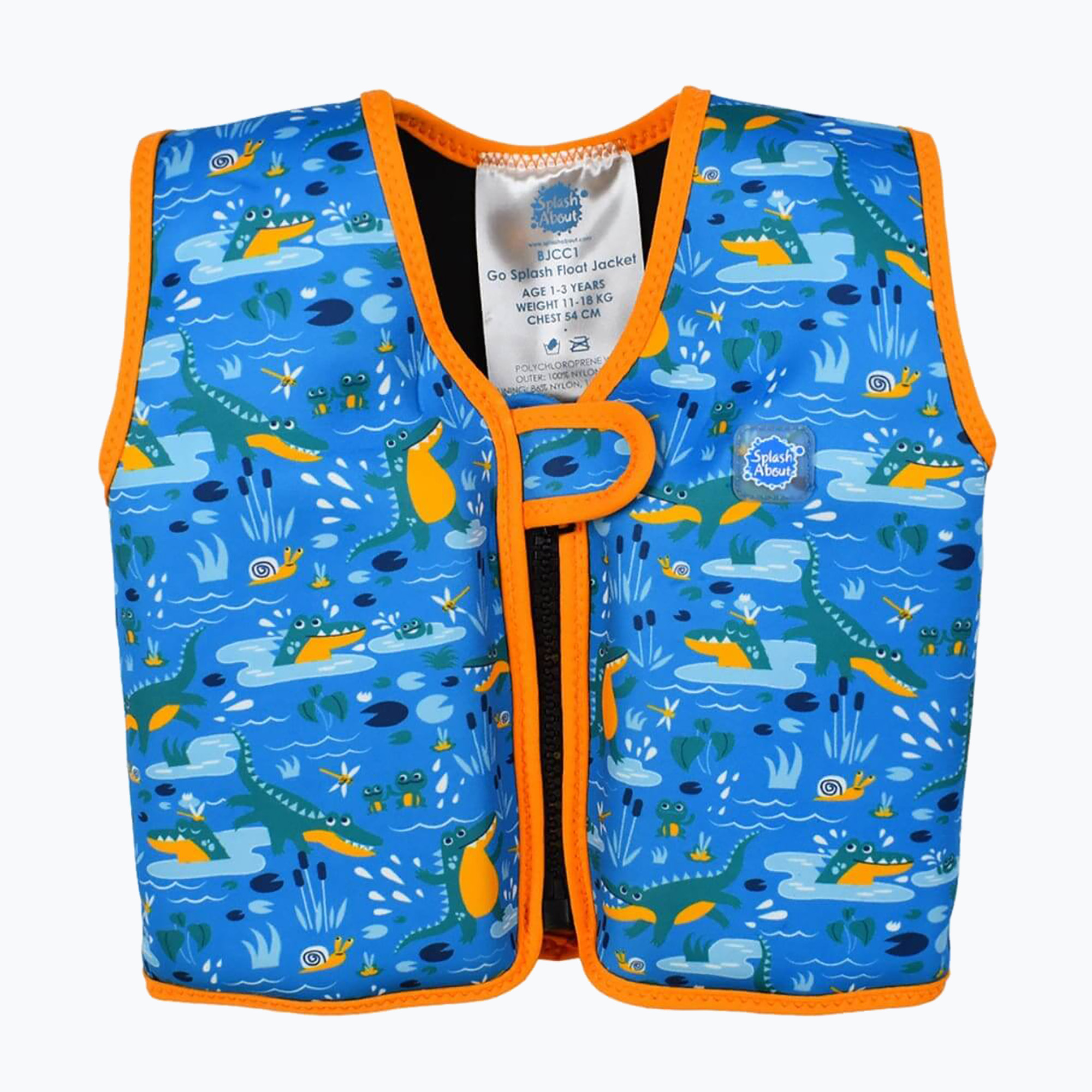 Vestă de siguranță pentru copii  Splash About Go Splash Float croc creek (Go Splash Float BJCC1)