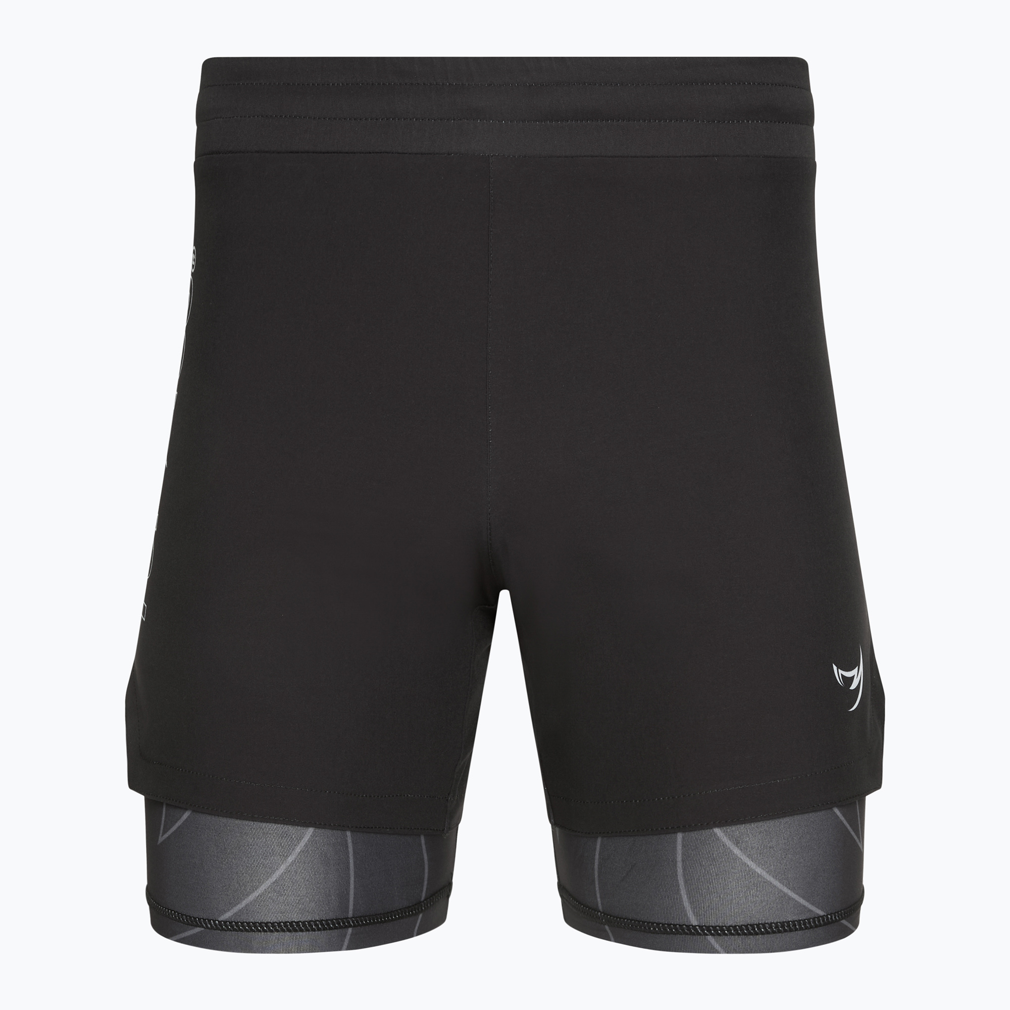 Pantaloni scurți de antrenament pentru bărbați FUMETSU Icon Dual Layer Fight black (Icon Dual Layer Fight FUM-0291BK-4)