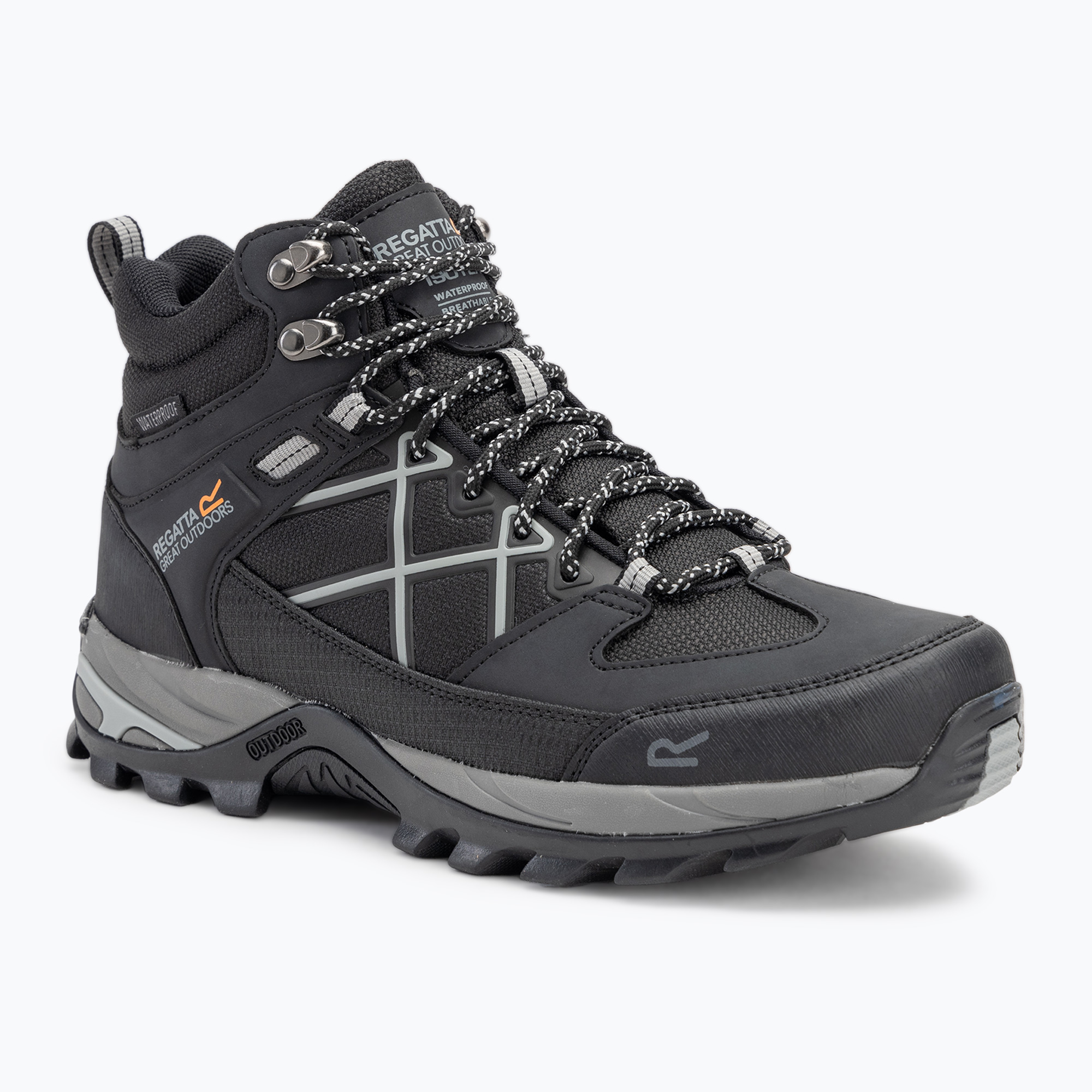 Încălțăminte de trekking pentru bărbați REGATTA Samaris III black/granit (Samaris III RMF834-9V8)