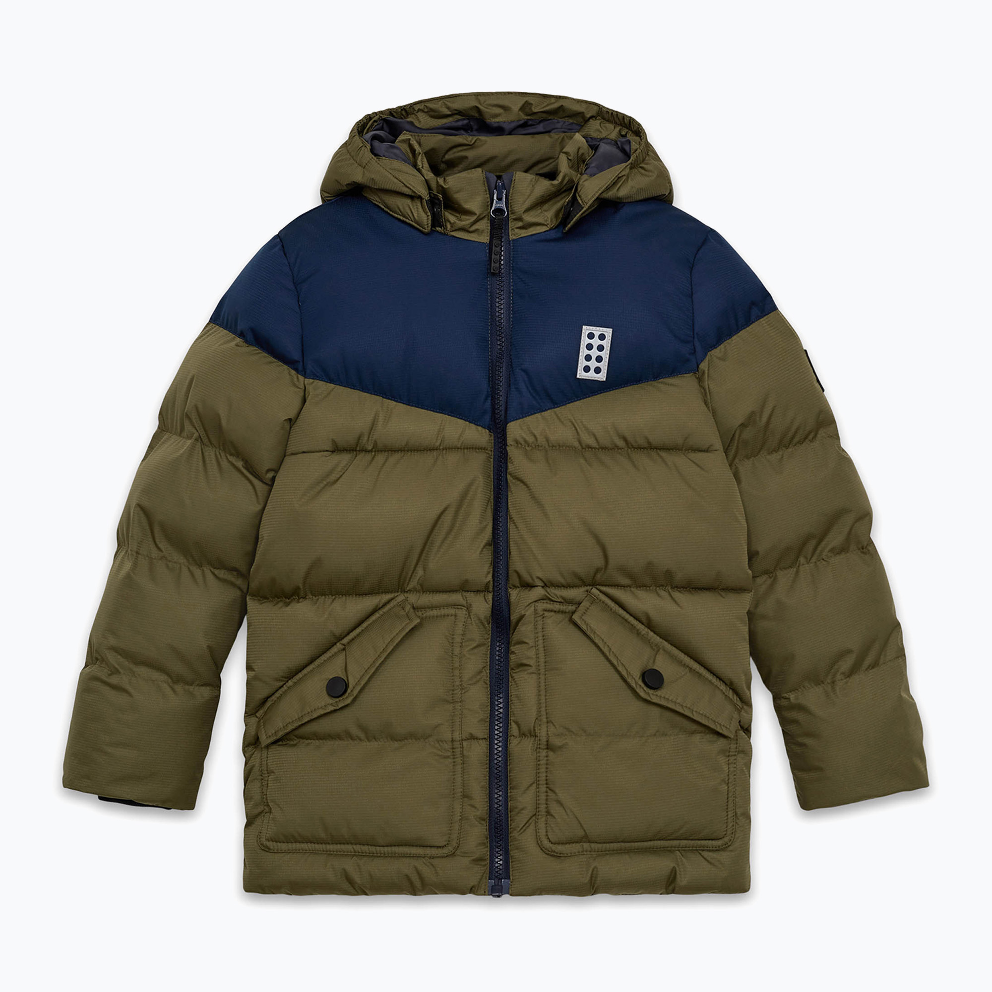 Geacă de iarnă pentru copii LEGO Lwjebel 733 dark khaki (Lwjebel 733 11010195)