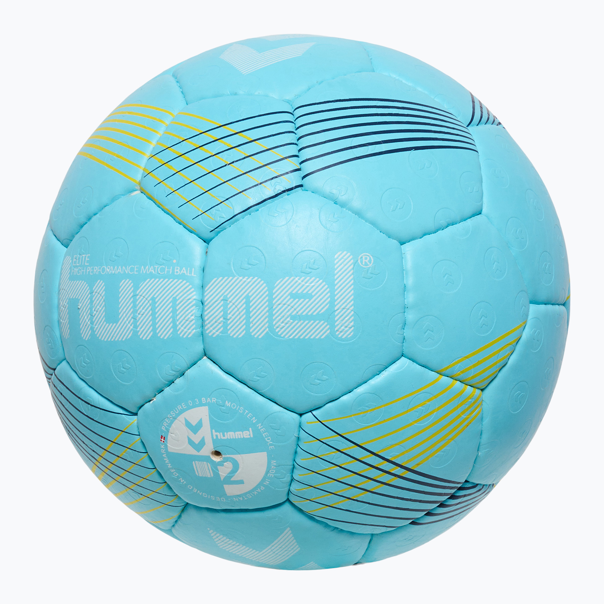 Hummel Elite HB handbal albastru/alb/galben dimensiune 3