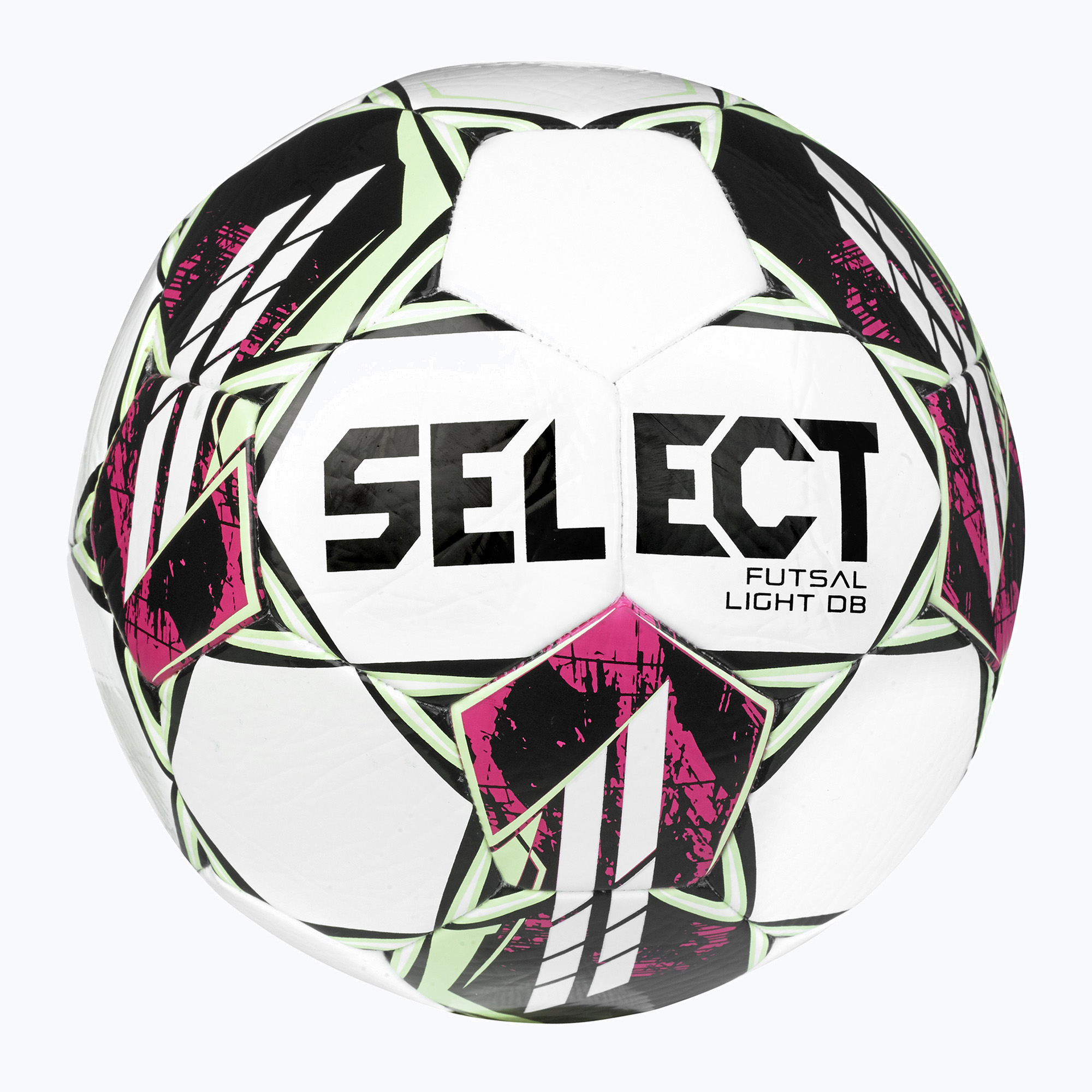 Minge de fotbal SELECT Futsal Light DB v22 white/green mărime 4