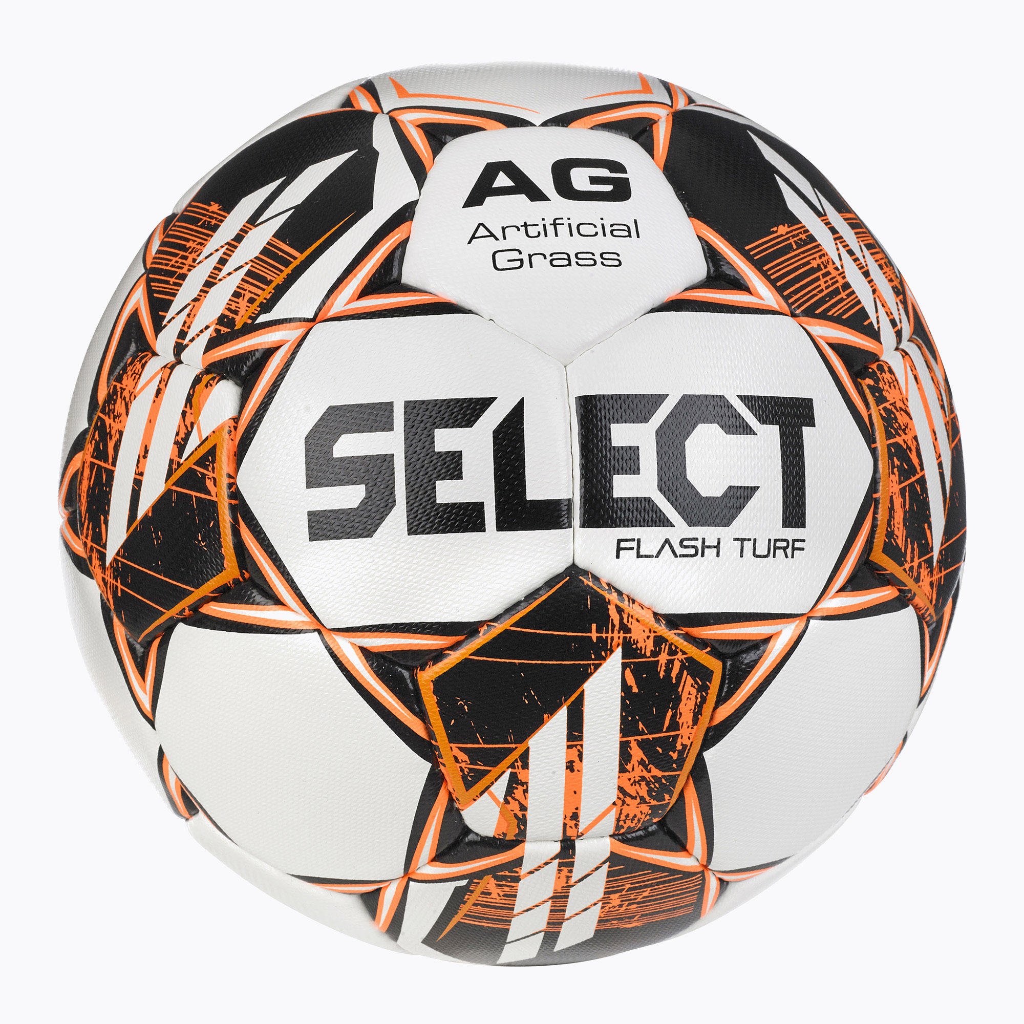 SELECT Flash Turf fotbal v23 alb / portocaliu 110047 fotbal v23 alb / portocaliu mărimea 4