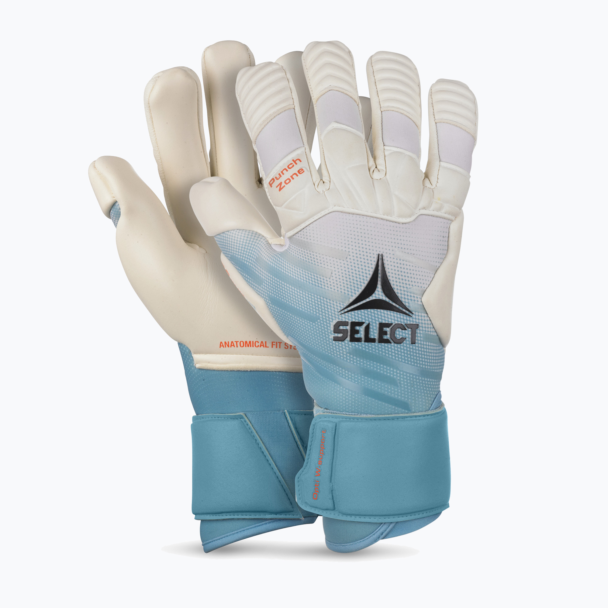 Mănuși de portar SELECT 88 Pro Grip Aqua v23 turcoaz/alb (88 Pro Grip Aqua v23 500073)
