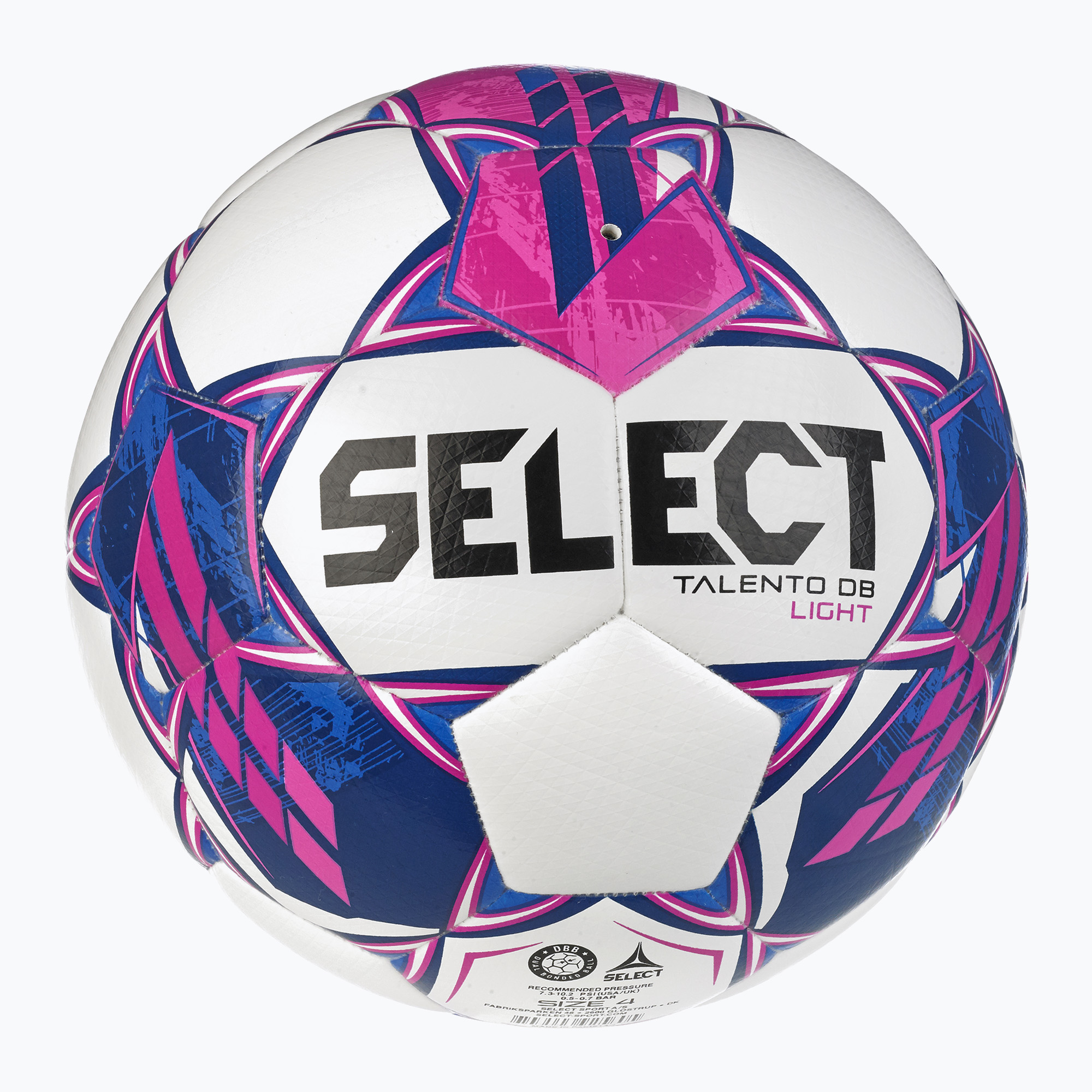 SELECT Talento DB v23 alb / roz dimensiunea 3 fotbal