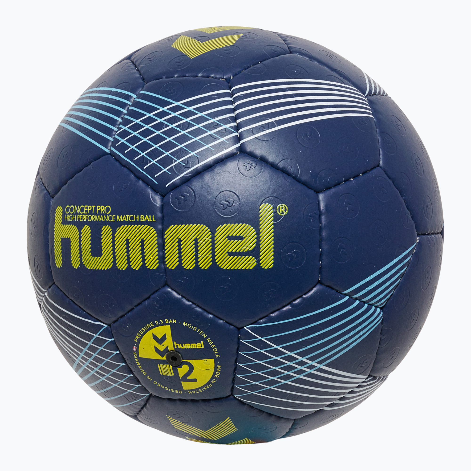 Hummel Concept Pro HB handbal marină/galbenă mărimea 2