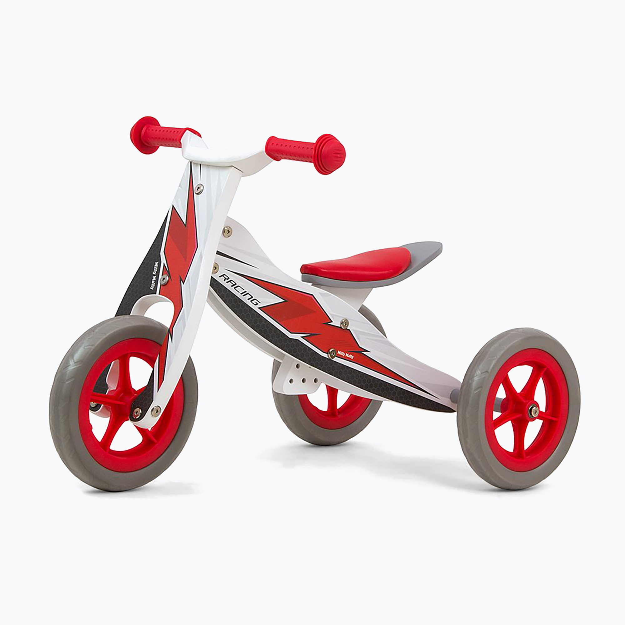 Milly Mally 2in1 bicicletă de cross-country Look roșu 3146 (2w1 Cool 3146)