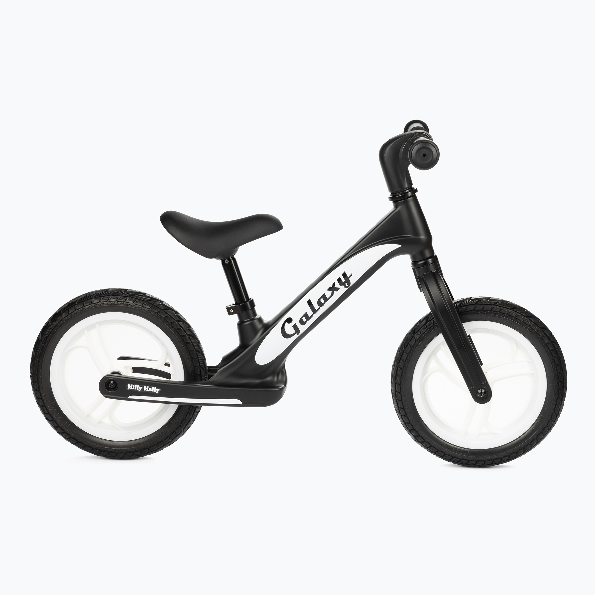 Bicicletă fără pedale pentru copii Milly Mally Galaxy MG, negru, 3399 (Galaxy MG 3399)