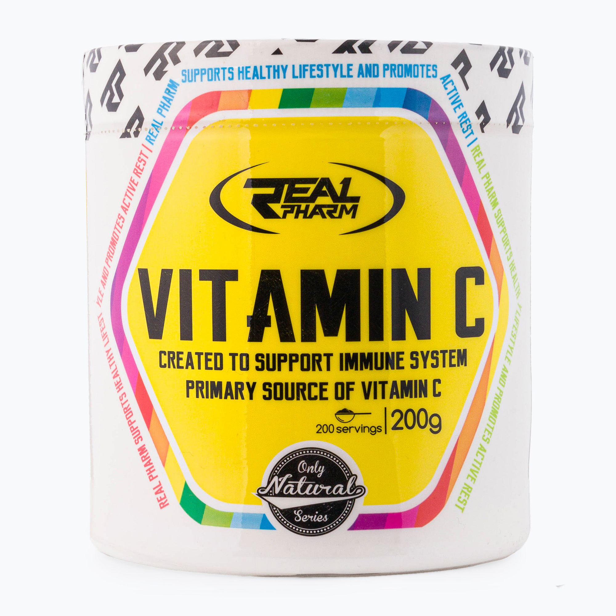 Vitamina C 200g Real Pharm fructe de pădure 703255 (Vitamin C 703255)