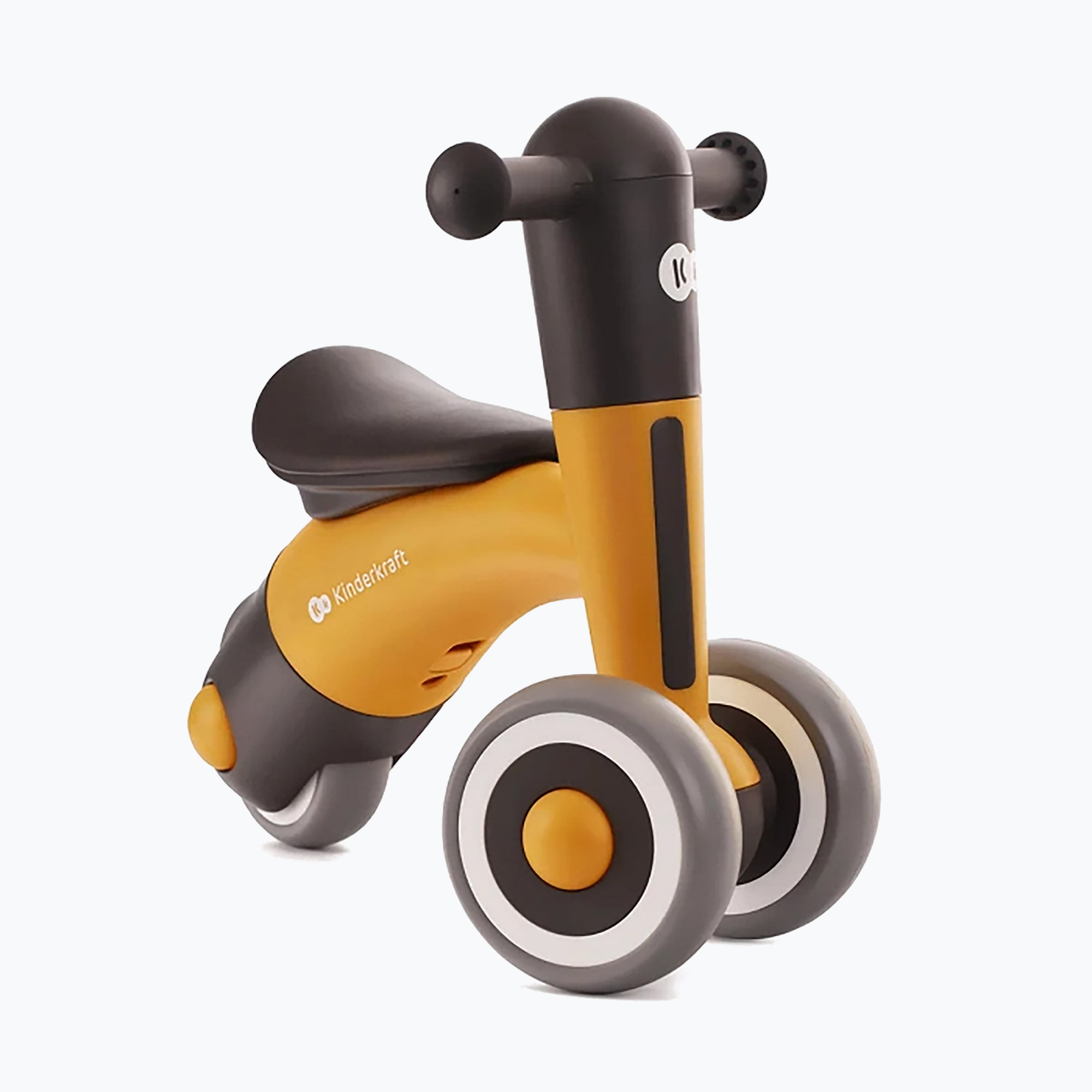 Bicicletă de echilibru cu trei roți Kinderkraft Minibi honey yellow (Minibi KRMIBI00YEL0000)