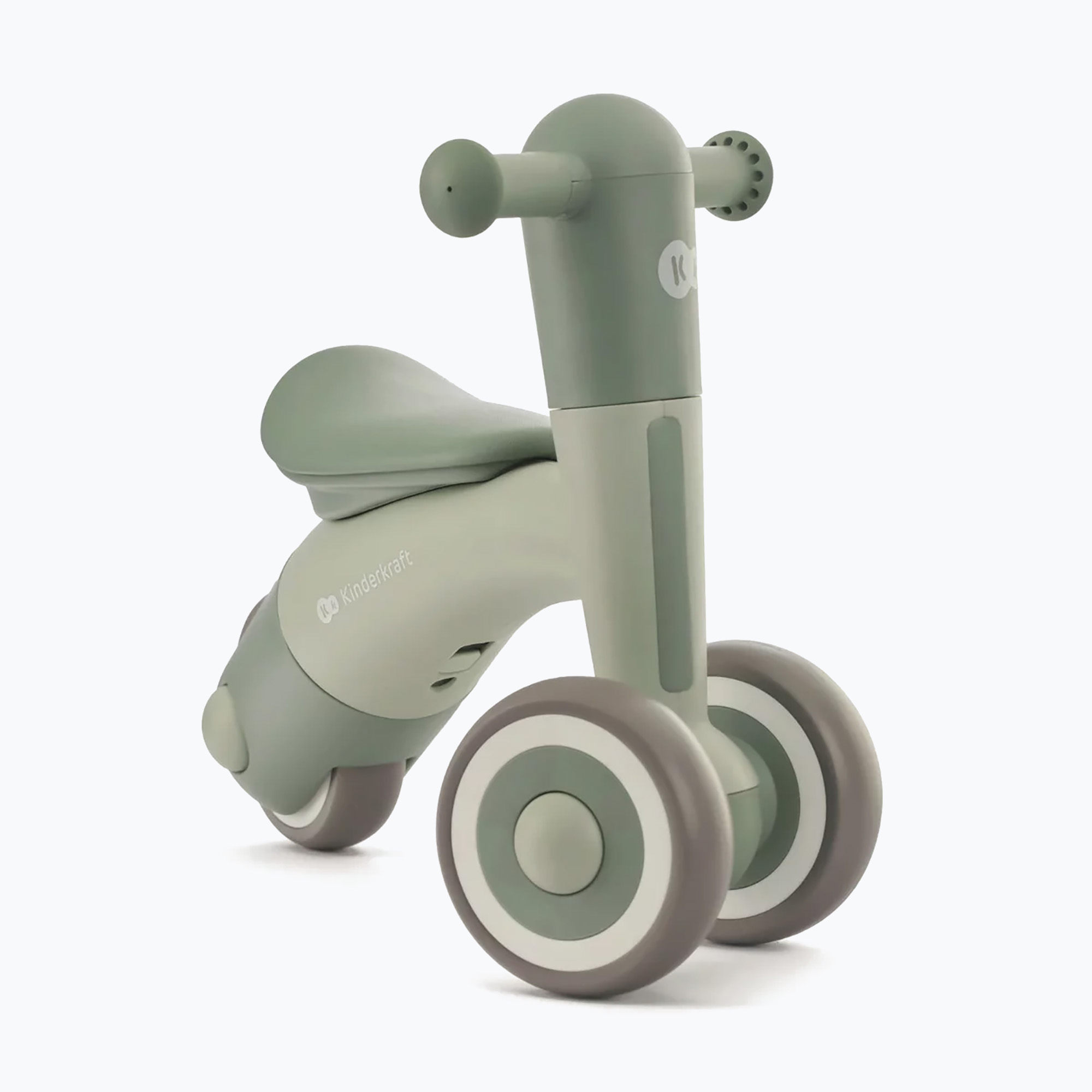 Bicicletă de echilibru cu trei roți Kinderkraft Minibi leaf green (Minibi KRMIBI00GRE0000)