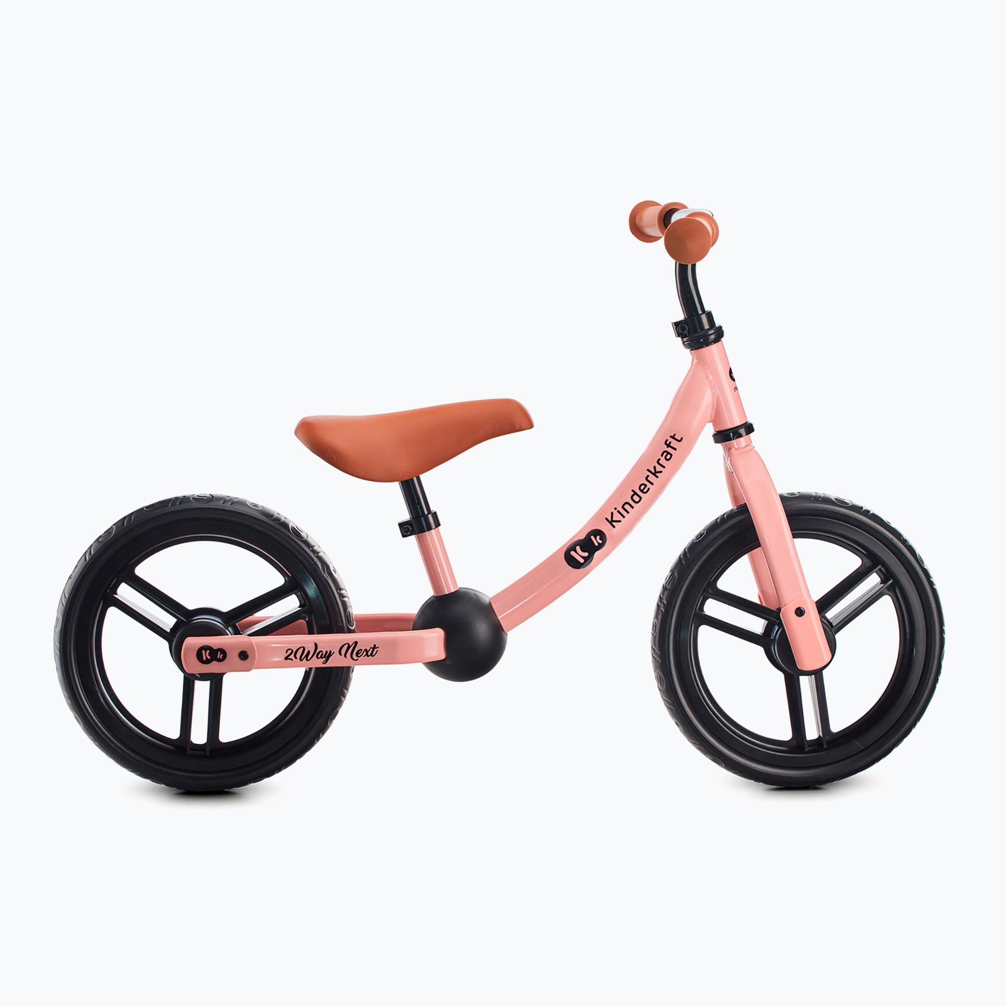 Bicicletă de echilibru Kinderkraft 2Way Next rose pink (2Way Next KR2WAY22PNK0000)