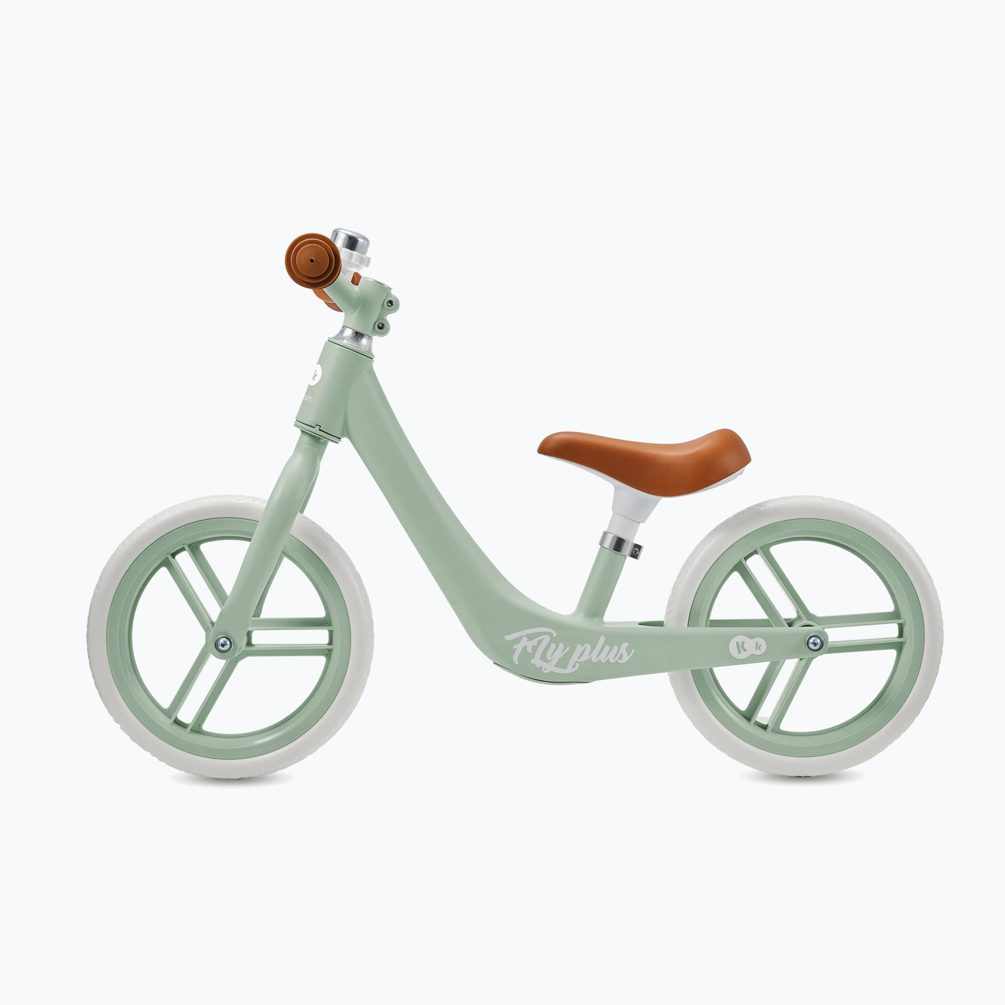 Bicicletă de echilibru Kinderkraft Fly Plus fresh mint (Fly Plus KRFLPL00MIN0000)