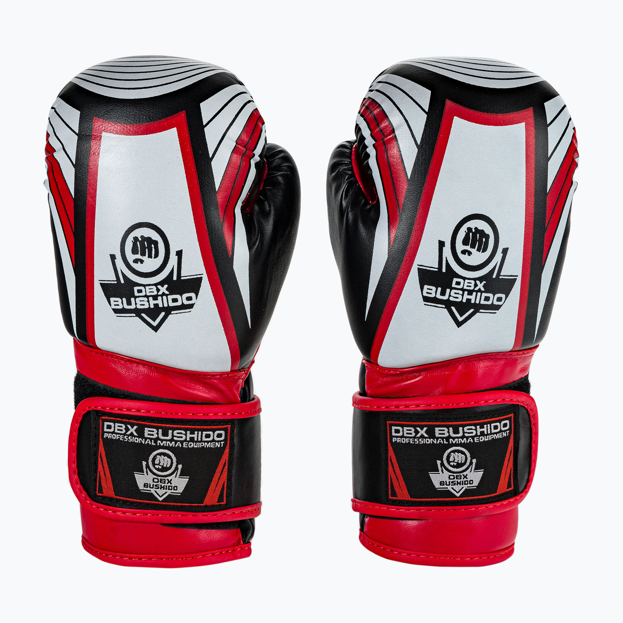 Bushido ARB-407v2 mănuși de box pentru copii negru și roșu