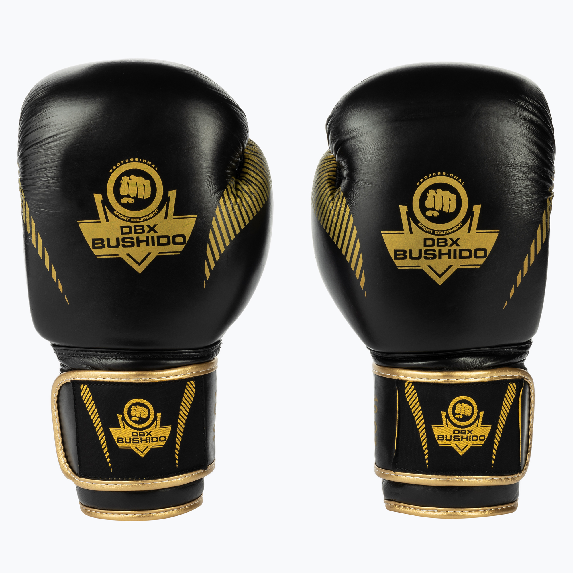 Mănuși de box din piele naturală Bushido, negru, B-2v13-10oz (B-2v13)
