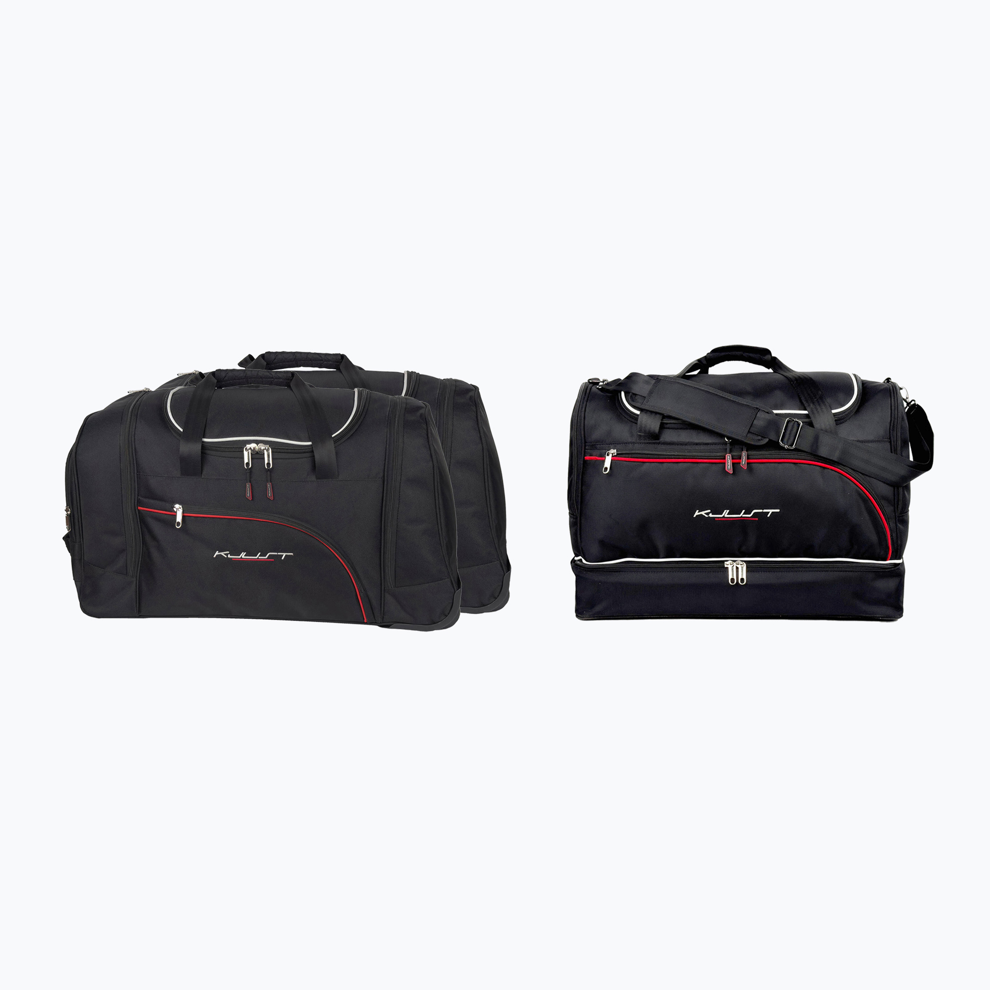 Set de genți pentru portbagaj KJUST Citroen C4 Hatchback 2004-2010 3 buc. black