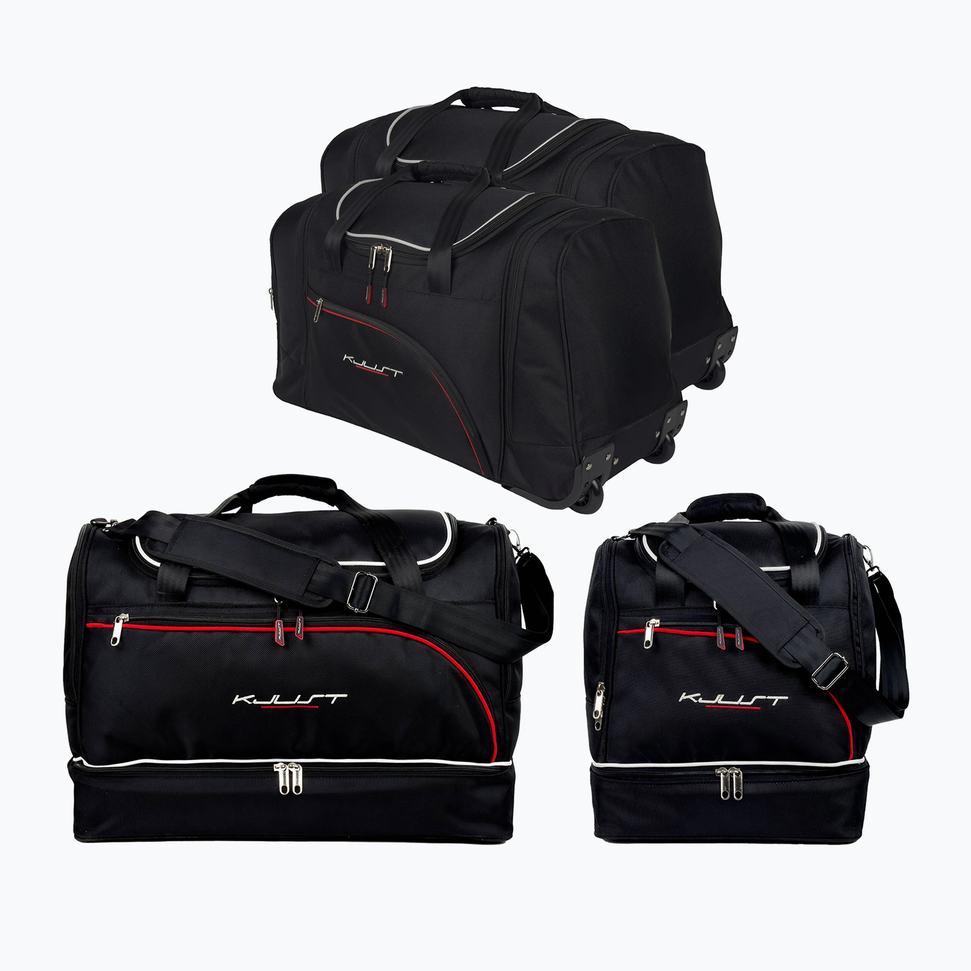 Set de genți pentru portbagaj KJUST Ford C-Max 2010-2019 4 buc. black