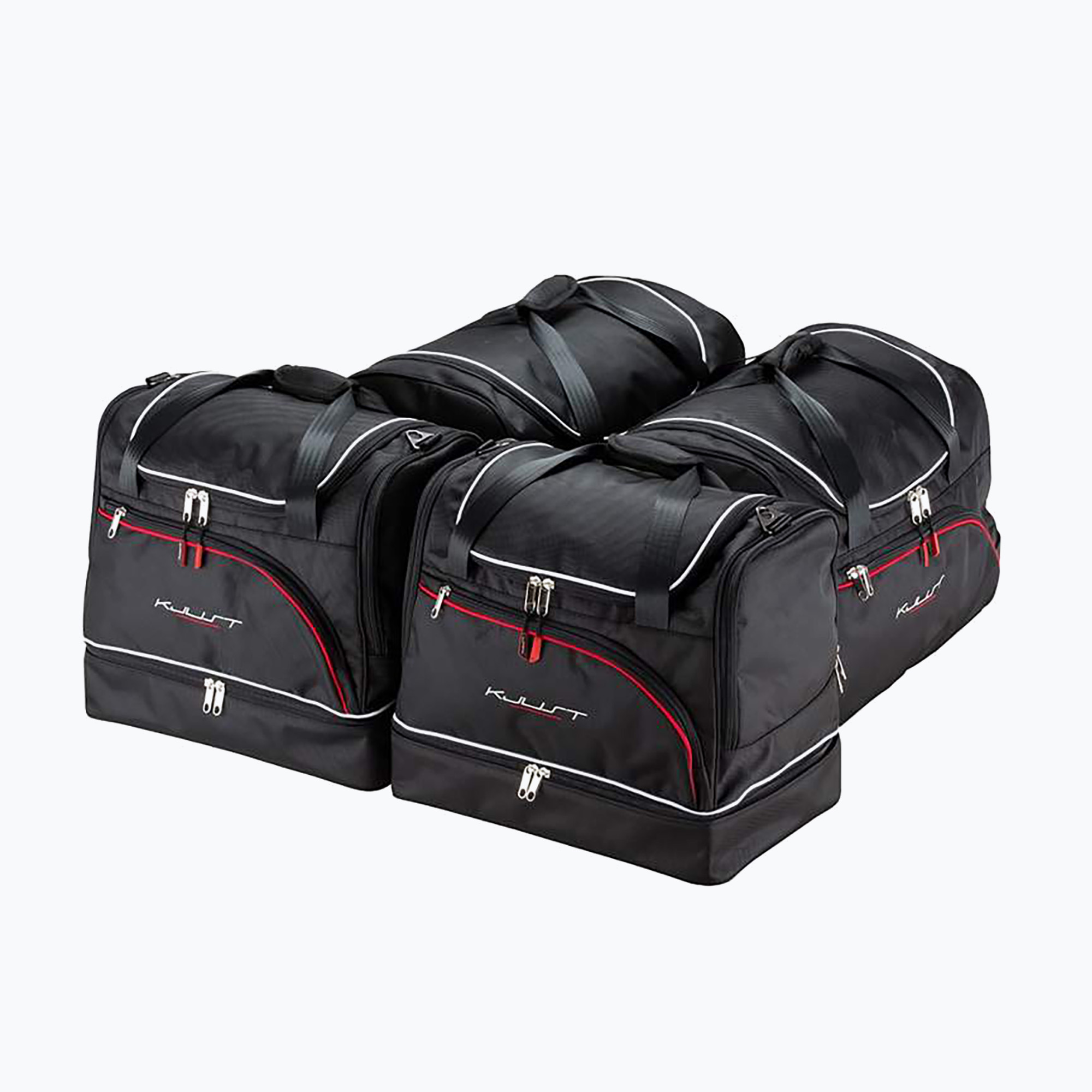 KJUST BMW 6 Coupe 2011+ set de 4 pungi pentru compartimentul de bagaje negru