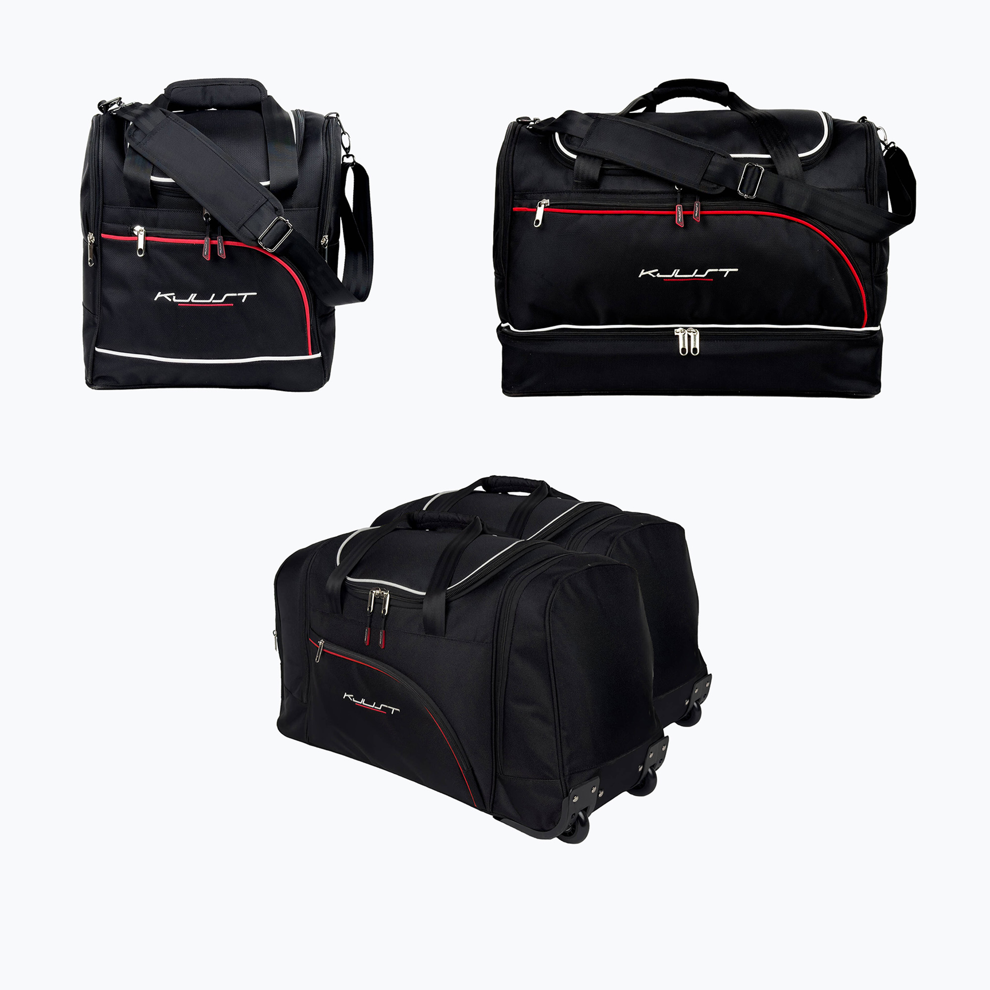 Set de genți pentru portbagaj KJUST Infiniti QX30 2016-2020 4 buc. black (Infiniti QX30 7019012)